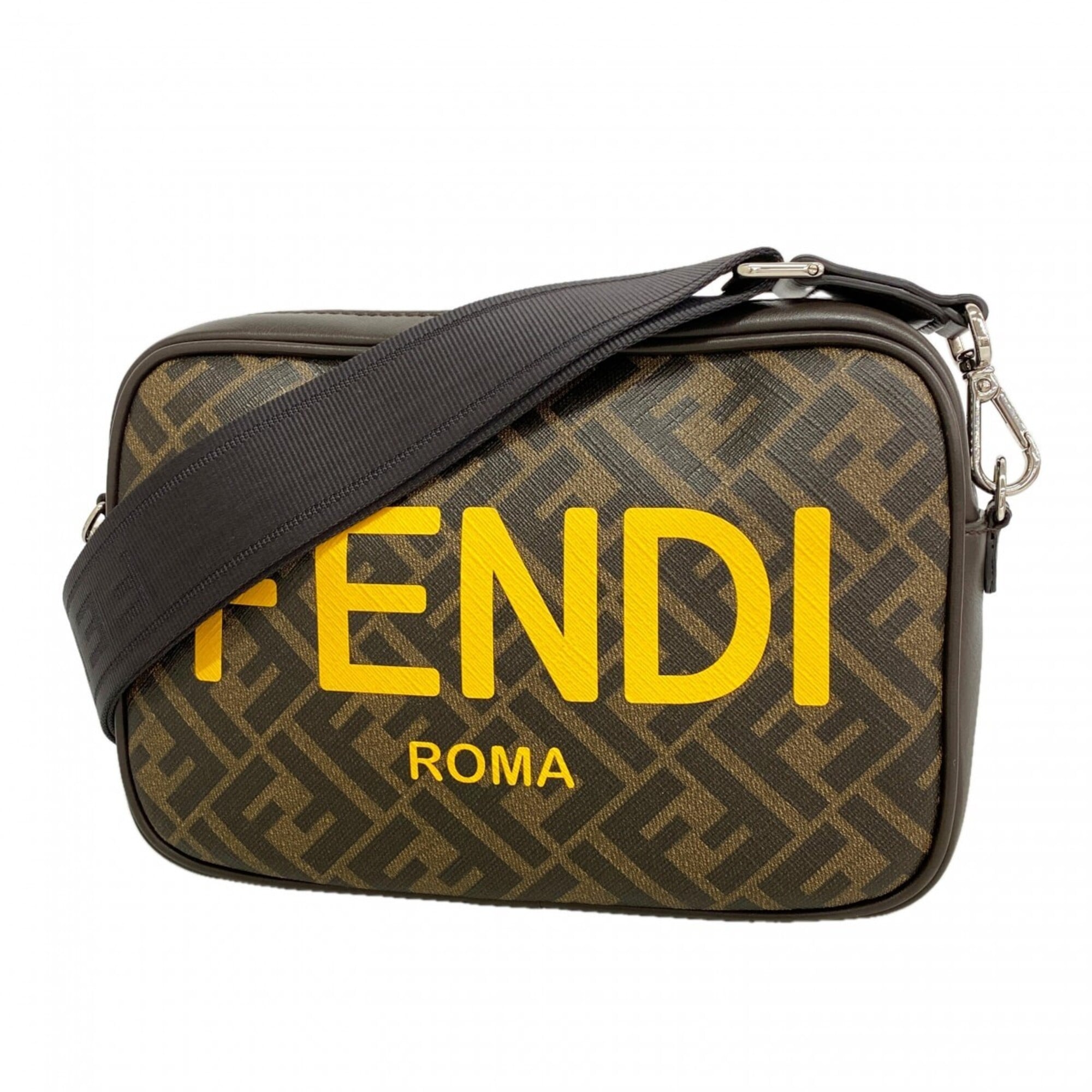 Fendi Brown Pvc Shoulder Bag (Pre-Owned)