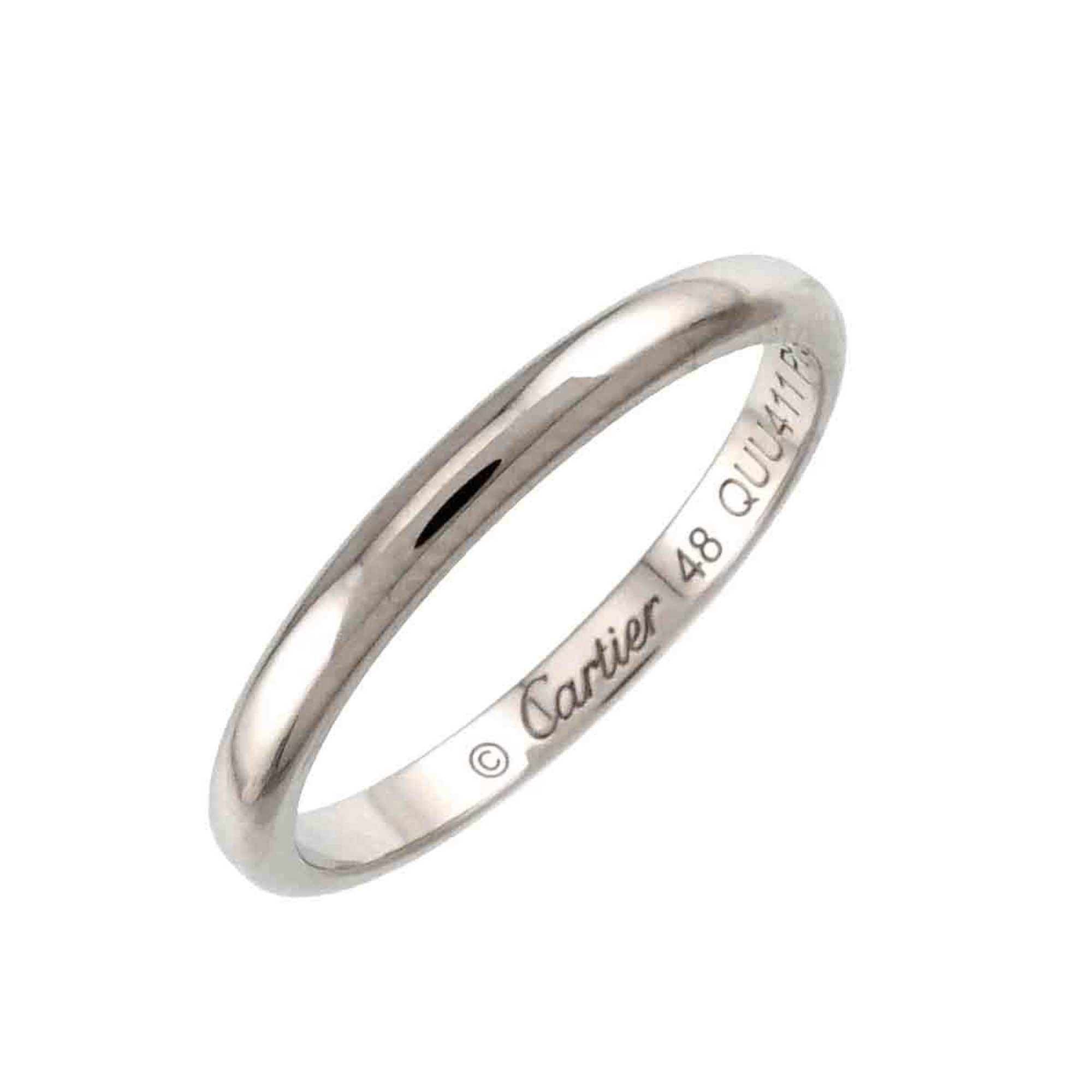 Cartier Platinum 950 Band Ring (Pre-Owned)