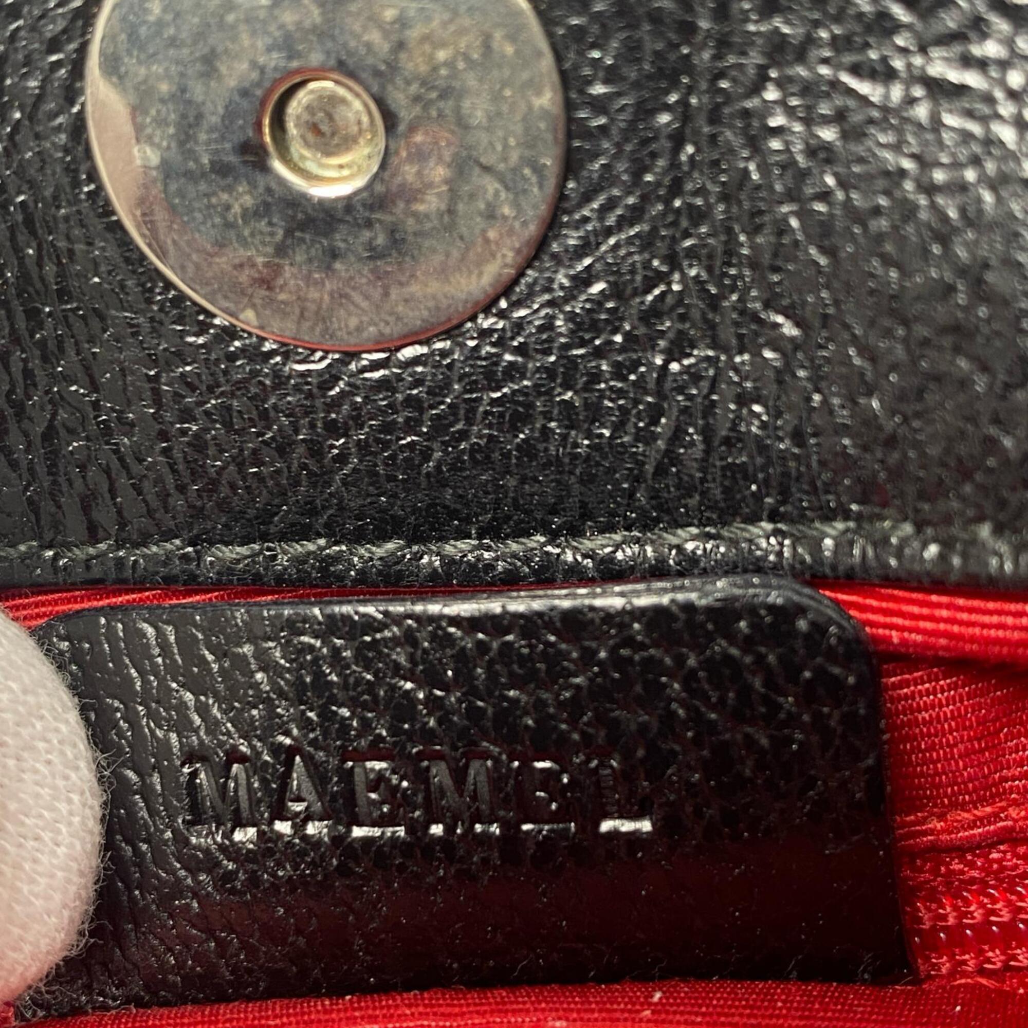 Bvlgari Black Canvas Leather Handbag (Pre-Owned)