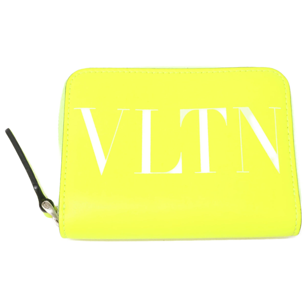 Valentino Yellow Leather Coin Purse/Coin Case (Pre-Owned)