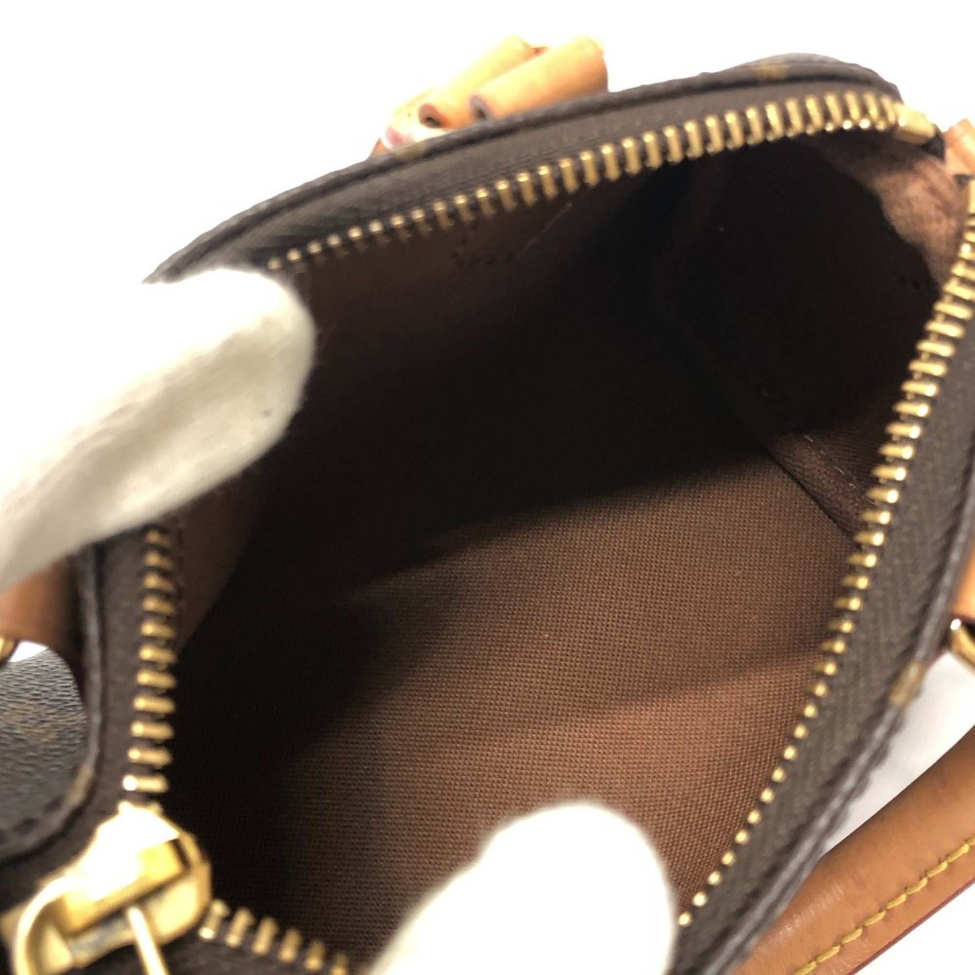 Louis Vuitton Brown Monogram Canvas Handbag Shoulder Bag (Pre-Owned)