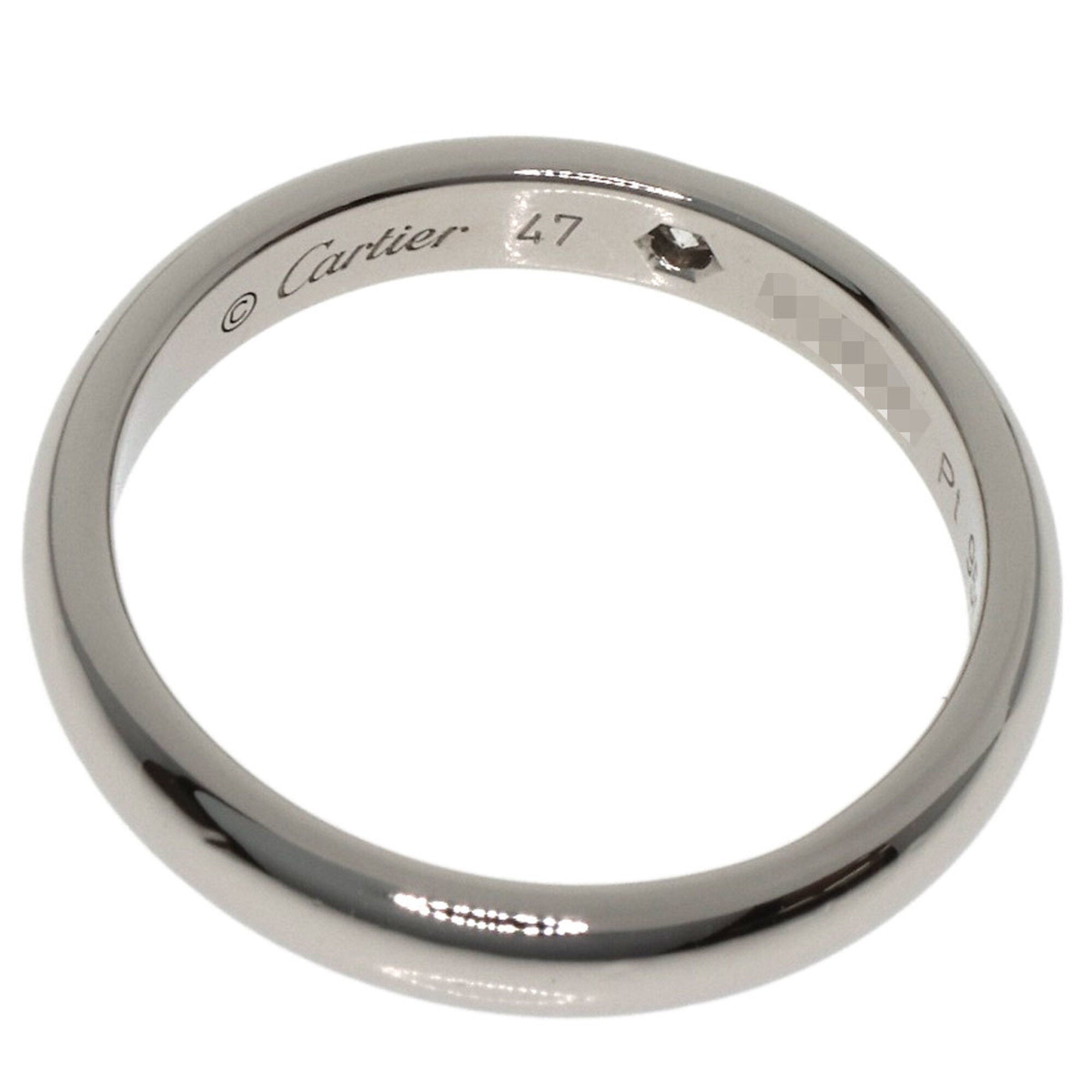 Cartier Platinum 950 Band Ring (Pre-Owned)