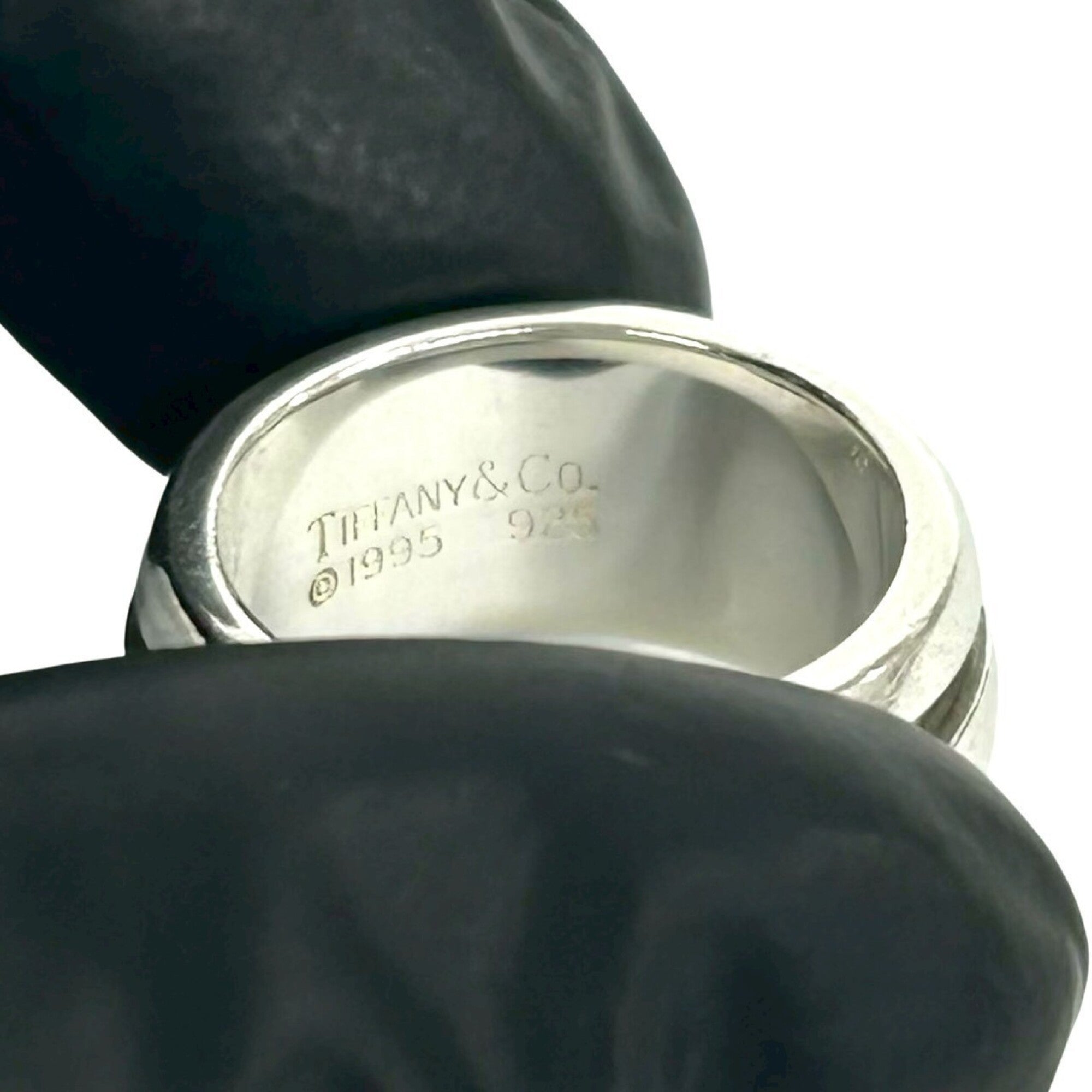 Tiffany Silver Silver 925 Band Ring (Pre-Owned)