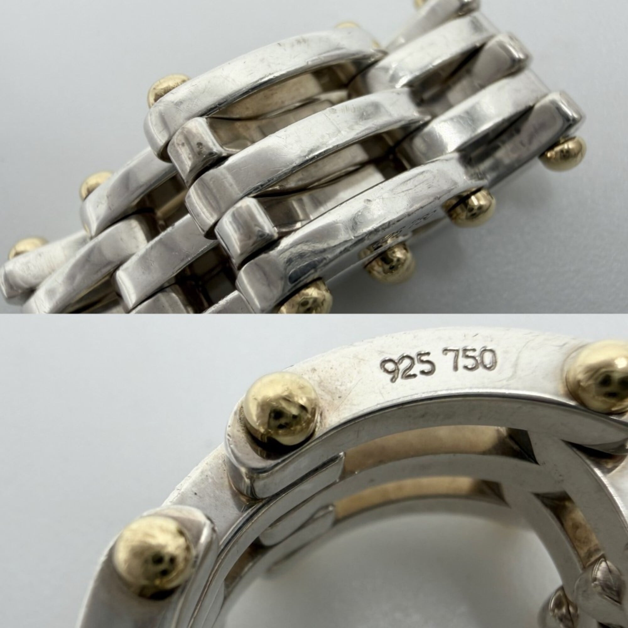 Tiffany Silver Silver 925 Yellow Gold (Pre-Owned)