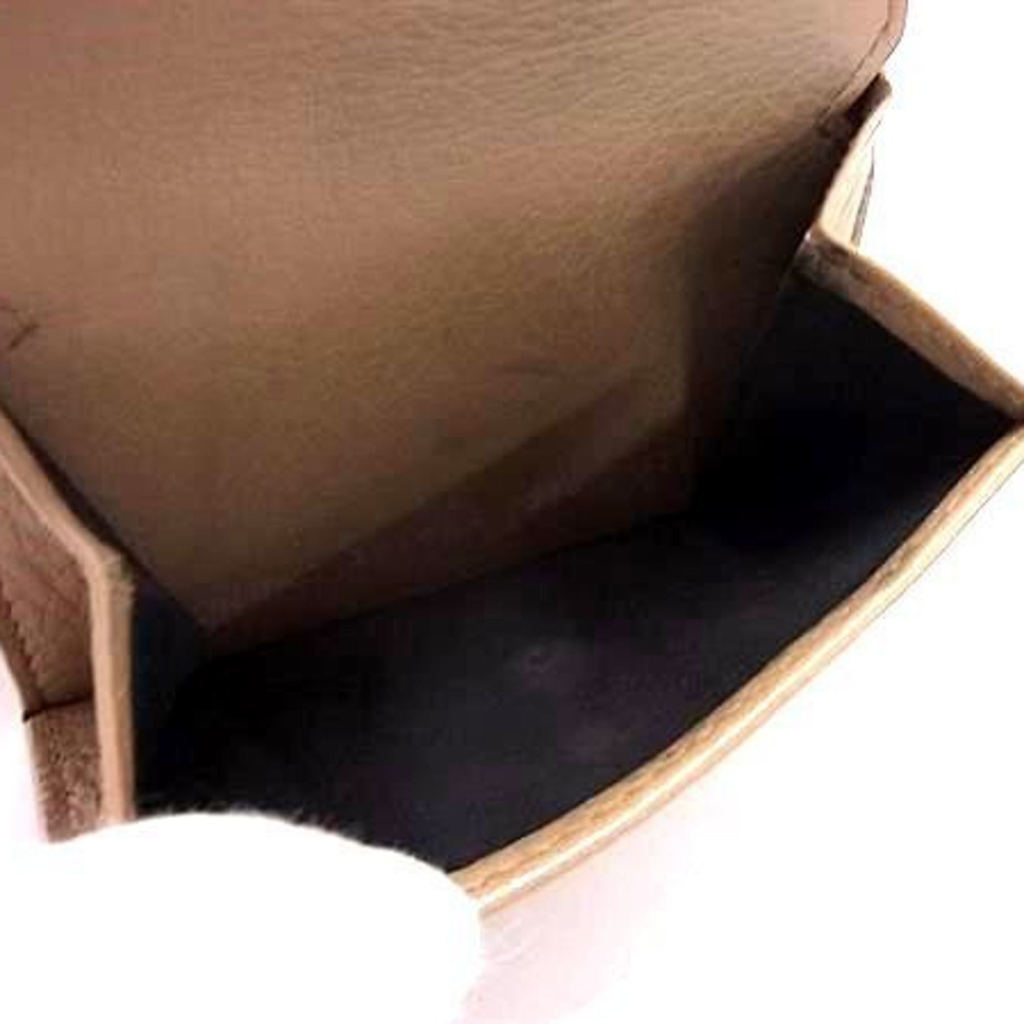 Balenciaga Beige Leather Wallet (Tri-Fold) (Pre-Owned)