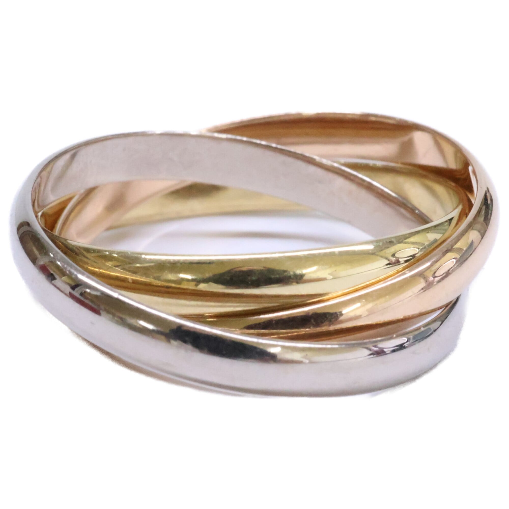 Cartier Pink Gold White Gold Yellow Gold Yellow Gold (18K) Pink Gold (18K) White Gold (18K) Band Ring (Pre-Owned)