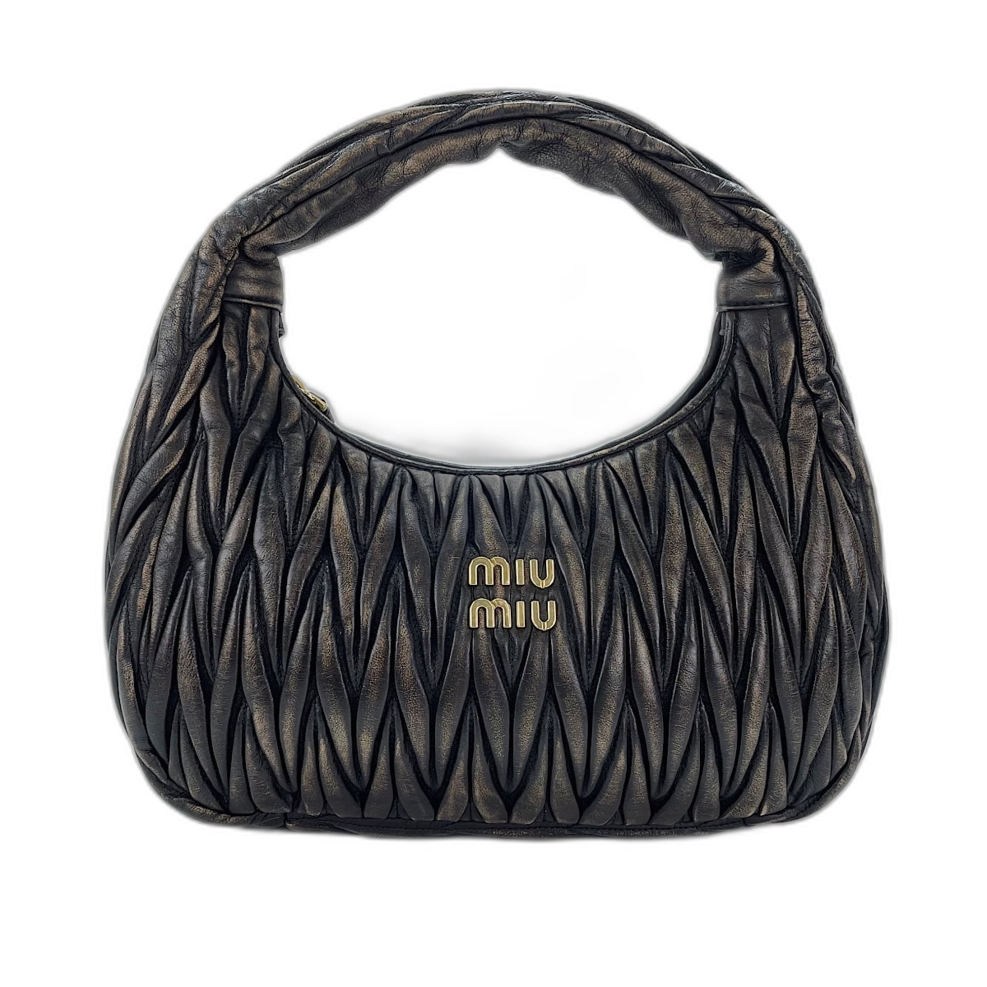 Miu Miu Brown Leather Handbag (Pre-Owned)