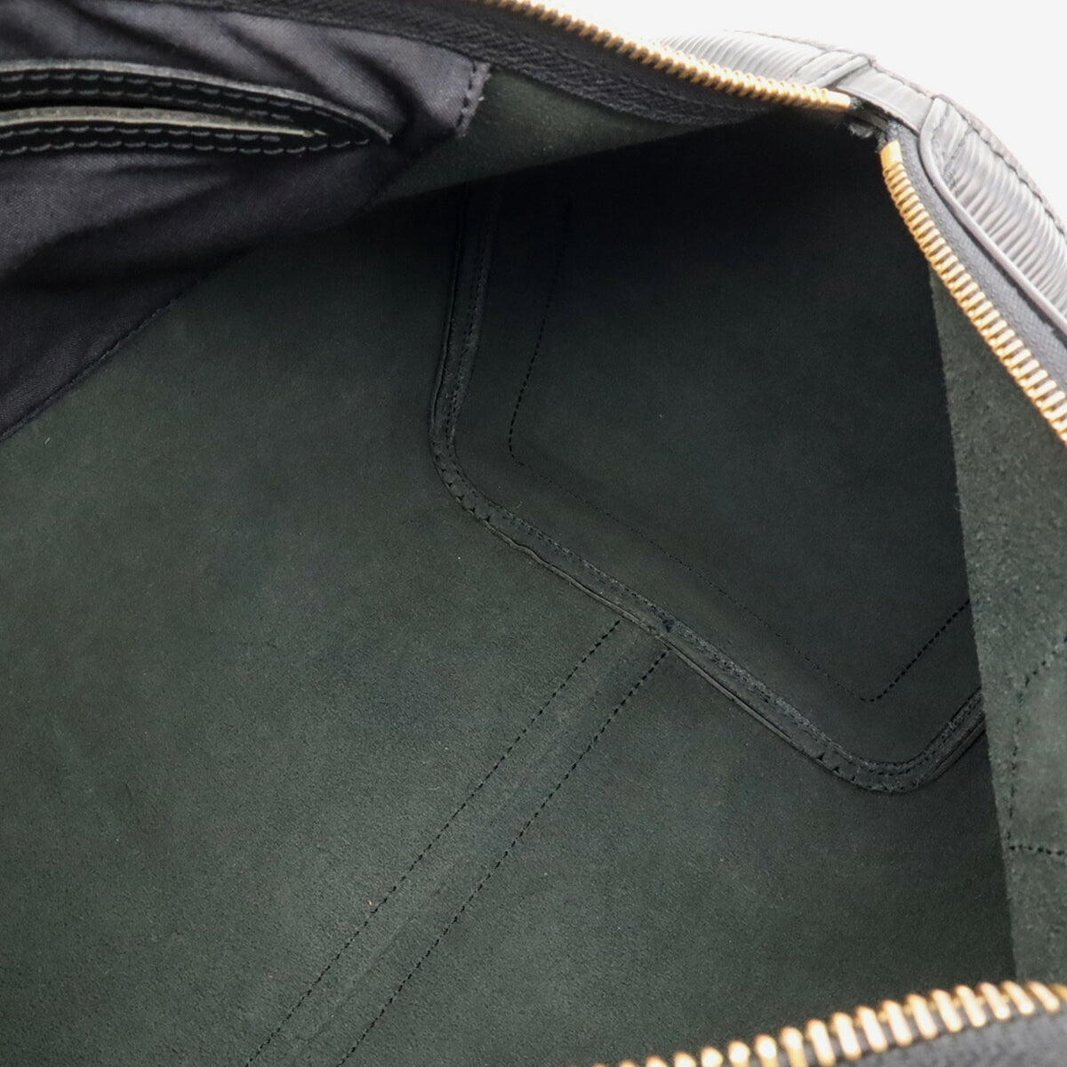 Louis Vuitton Noir Epi Leather Boston Bag Handbag (Pre-Owned)