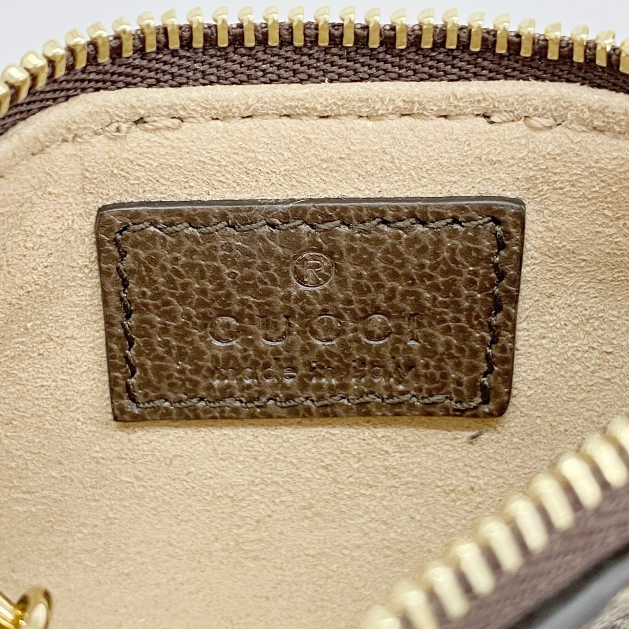 Gucci Brown Pvc Coin Purse/Coin Case (Pre-Owned)