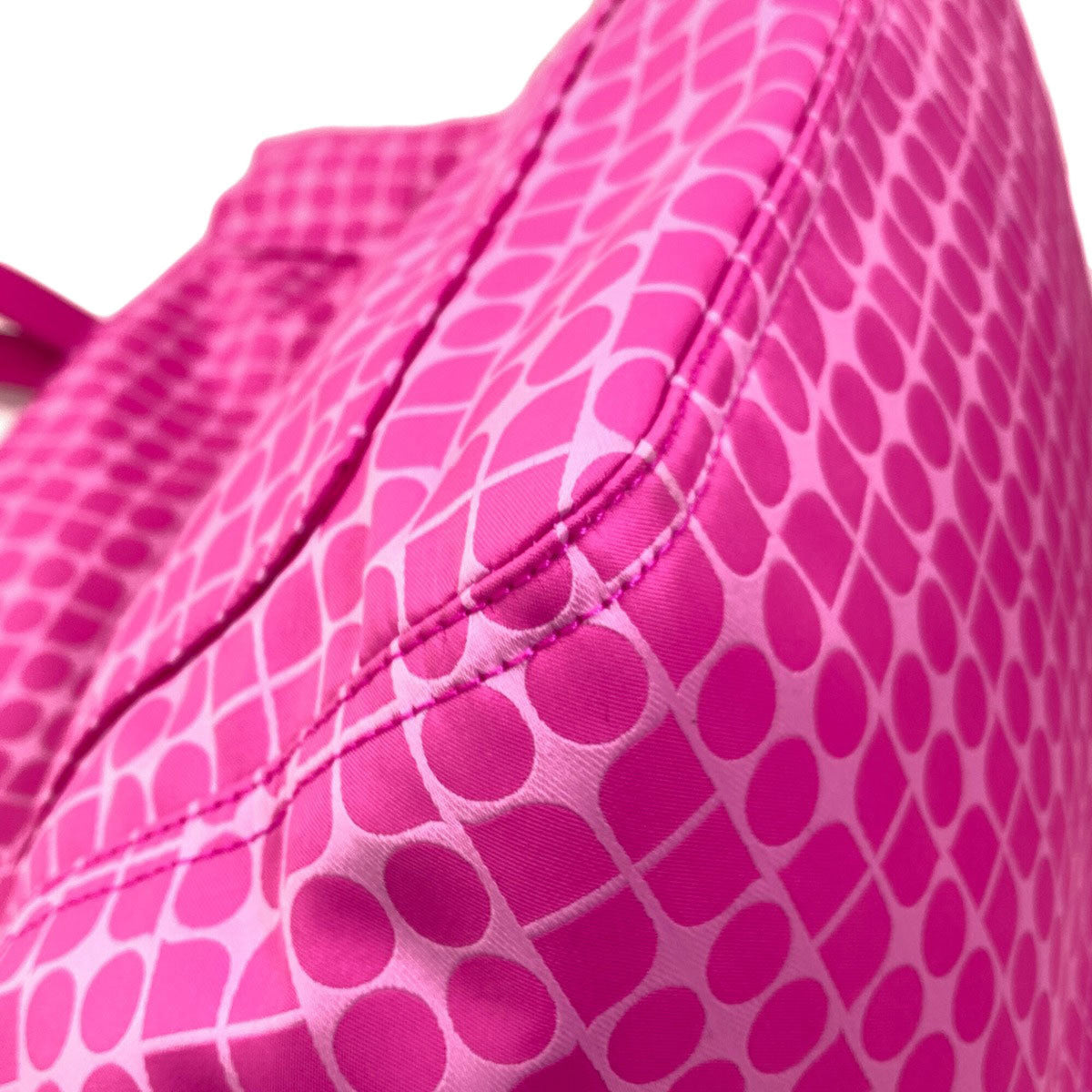 Kate Spade Pink Polyester Leather Tote Bag (Pre-Owned)