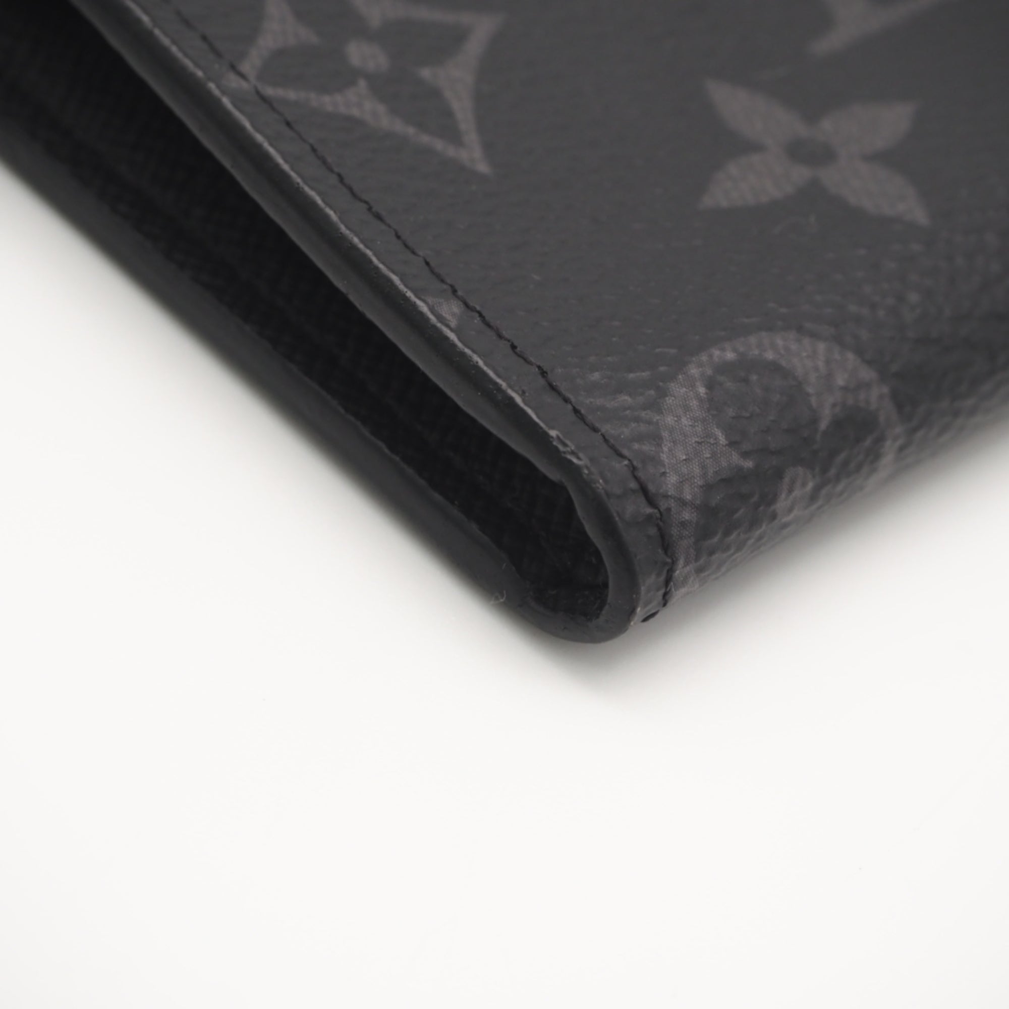 Louis Vuitton Black Monogram Eclipse Monogram Eclipse Coin Purse/Coin Case (Pre-Owned)