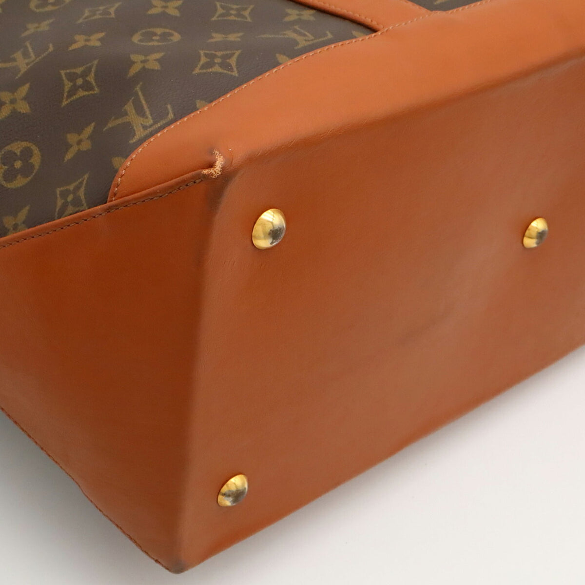 Louis Vuitton Brown Vinyl Tote Bag (Pre-Owned)