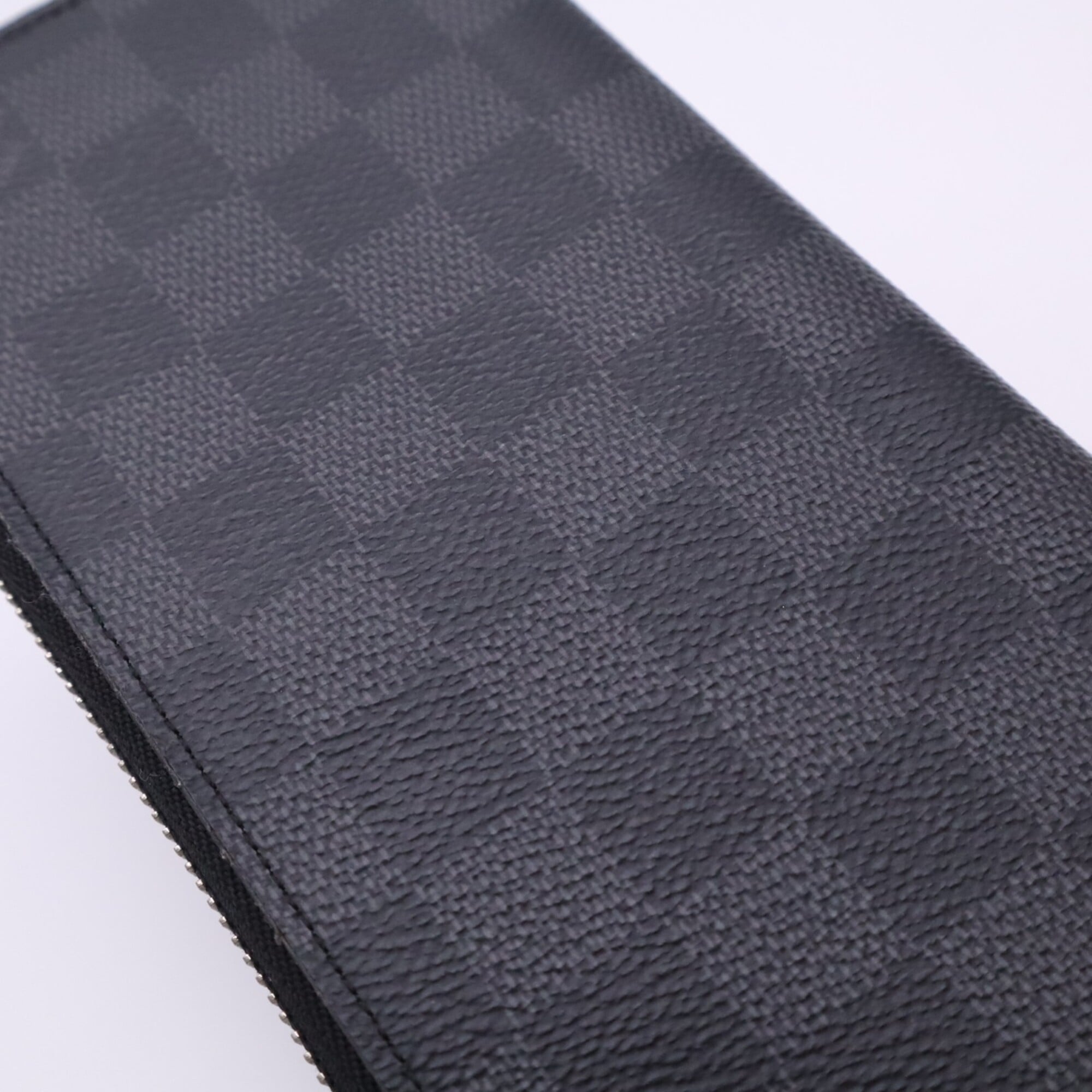 Louis Vuitton Damier Graphite Black Gray Coated Canvas Leather Long Wallet (Bi-Fold) (Pre-Owned)