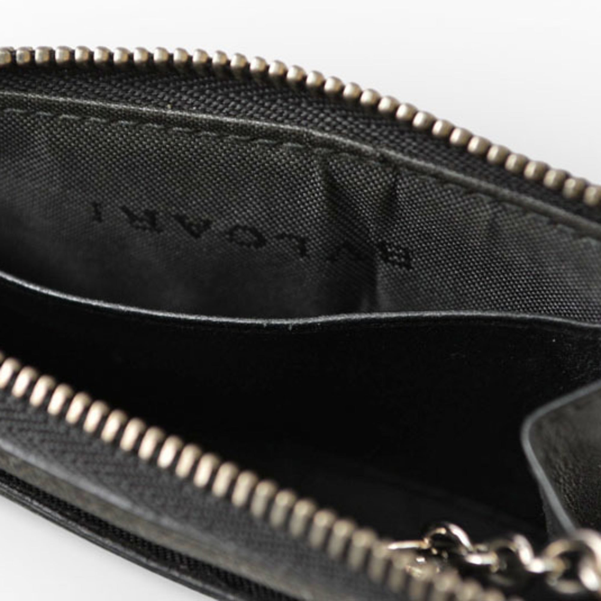 Bvlgari Gray Pvc Coin Purse/Coin Case (Pre-Owned)