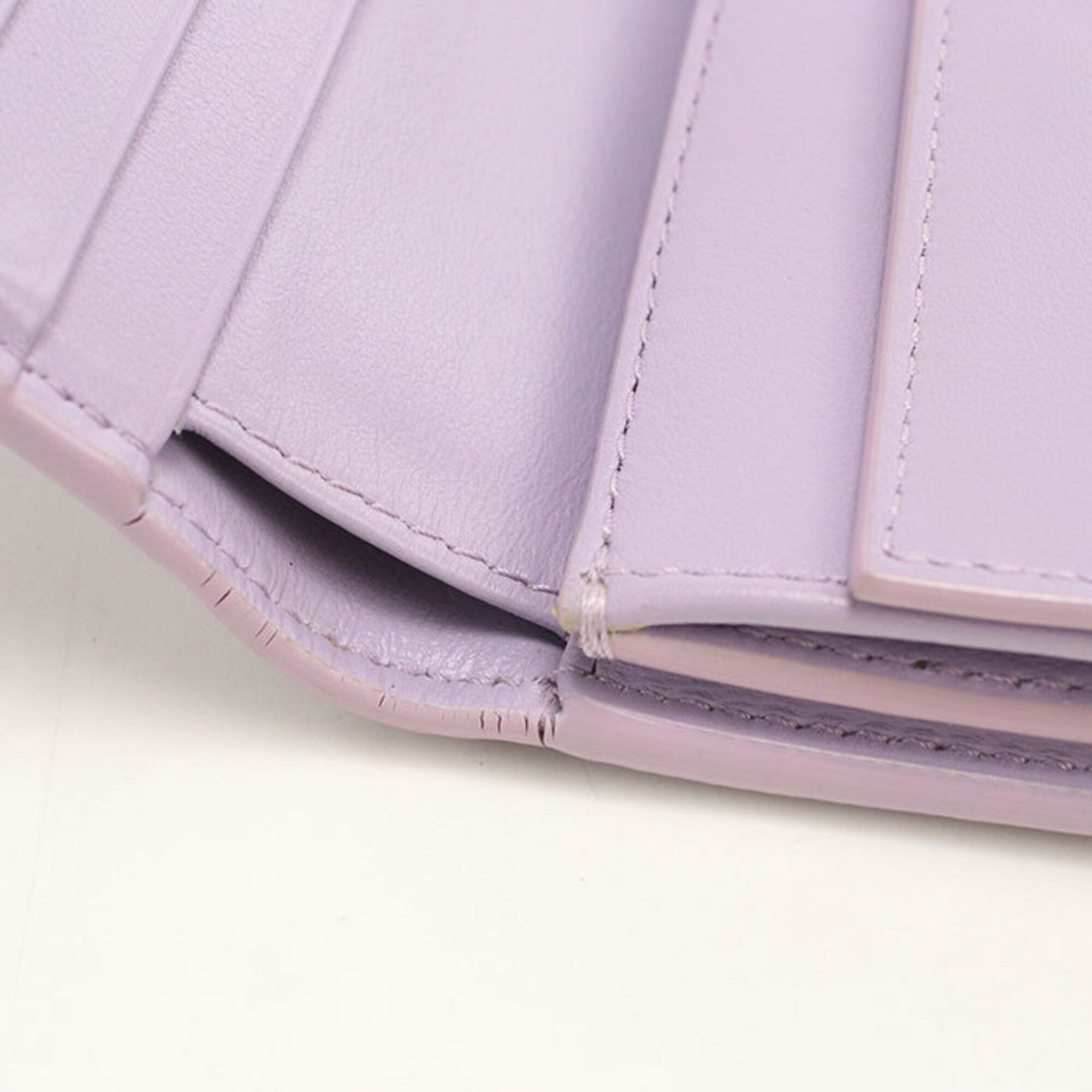 Celine Purple Leather Wallet (Bi-Fold) (Pre-Owned)
