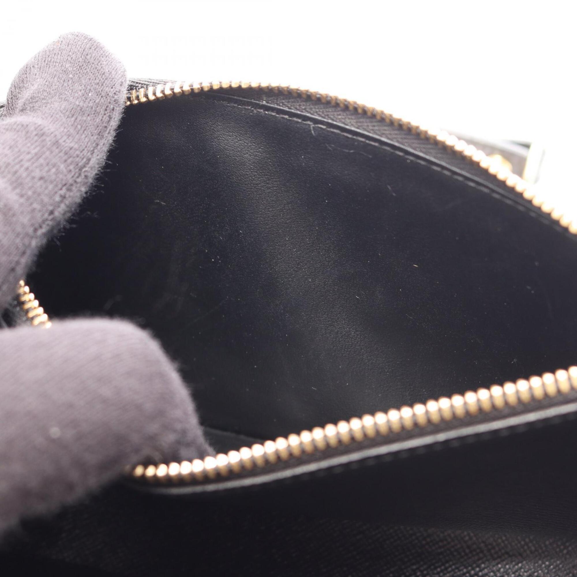Louis Vuitton Black Noir Leather Handbag Shoulder Bag (Pre-Owned)