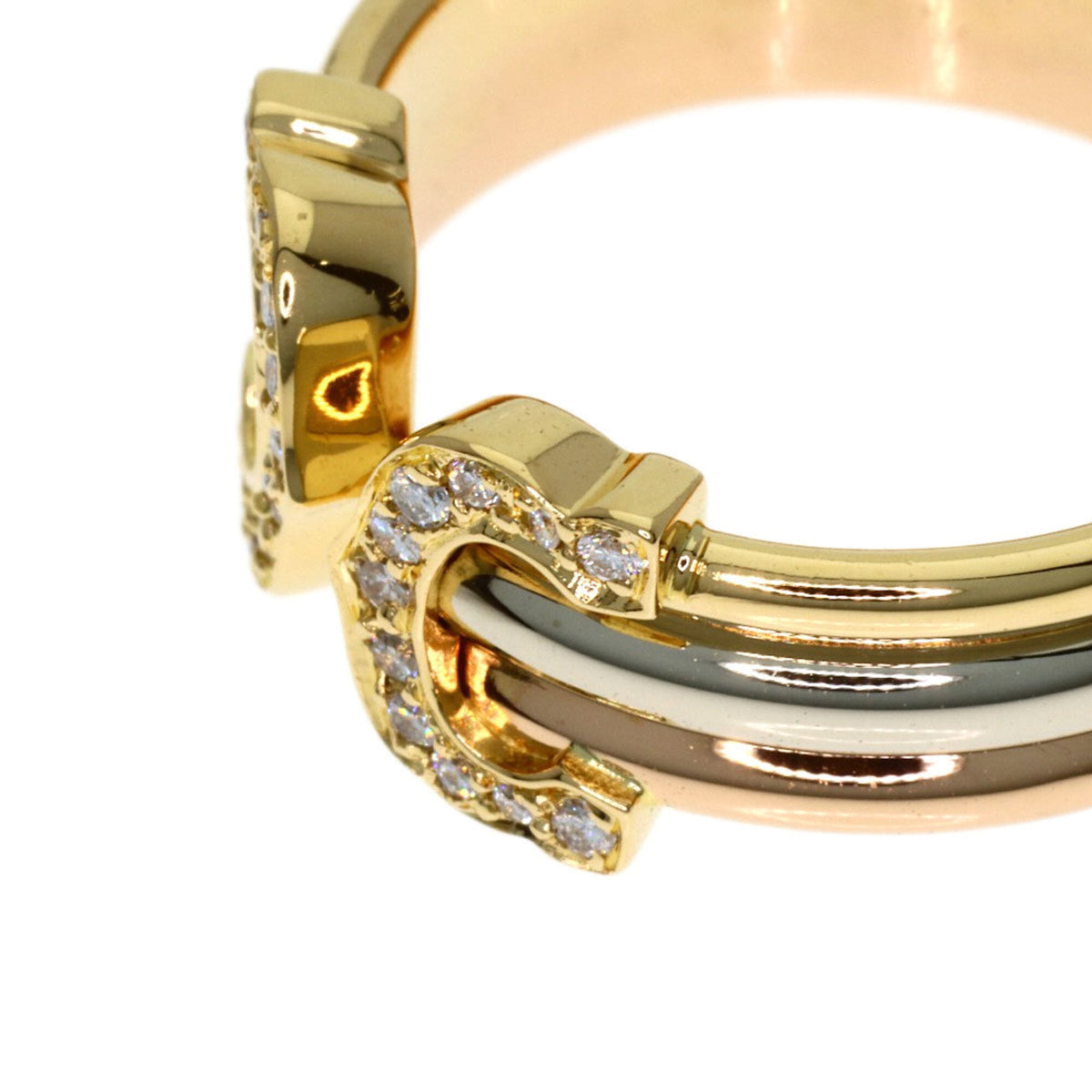 Cartier Yellow Gold (18K) Pink Gold (18K) White Gold (18K) Band Ring (Pre-Owned)