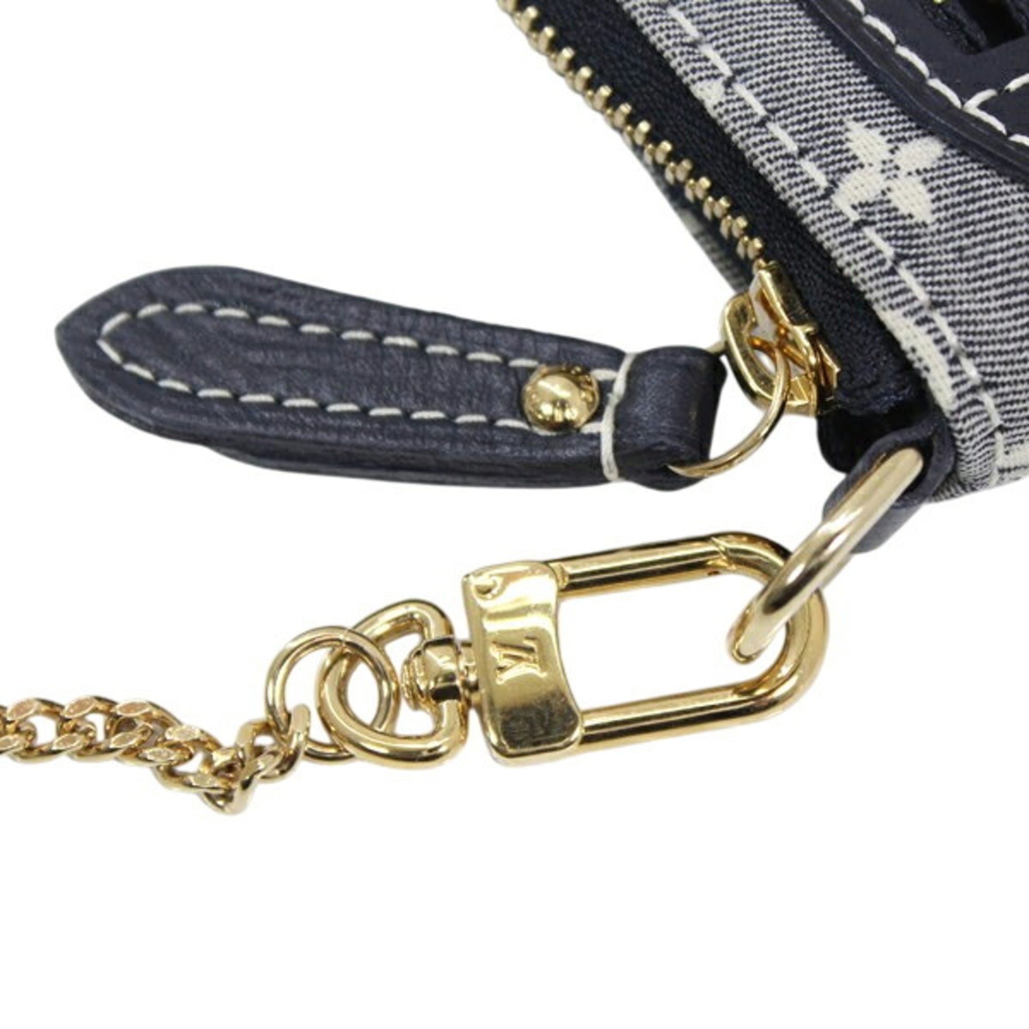 Louis Vuitton Ancre Monogram Navy Canvas Monogram Idylle Handbag Pochette Pouch (Pre-Owned)
