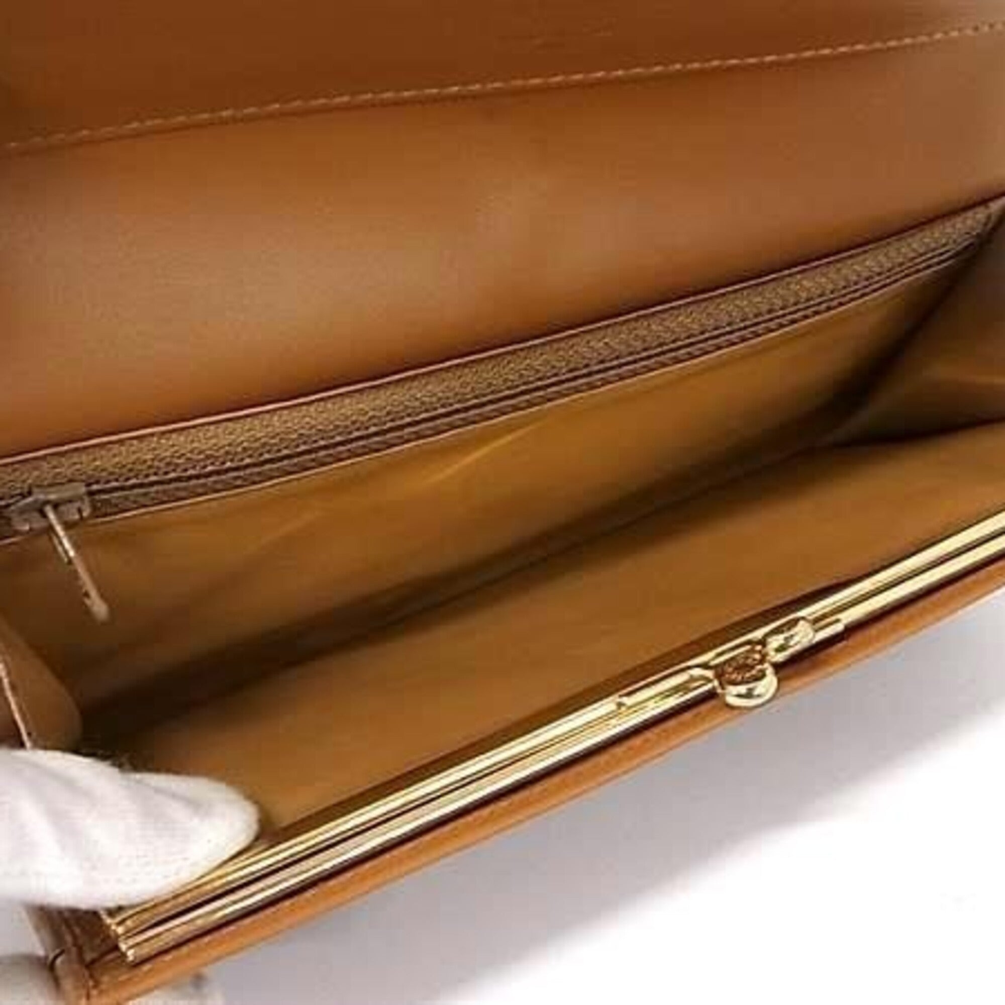 Celine Brown Pvc Leather Long Wallet (Bi-Fold) (Pre-Owned)