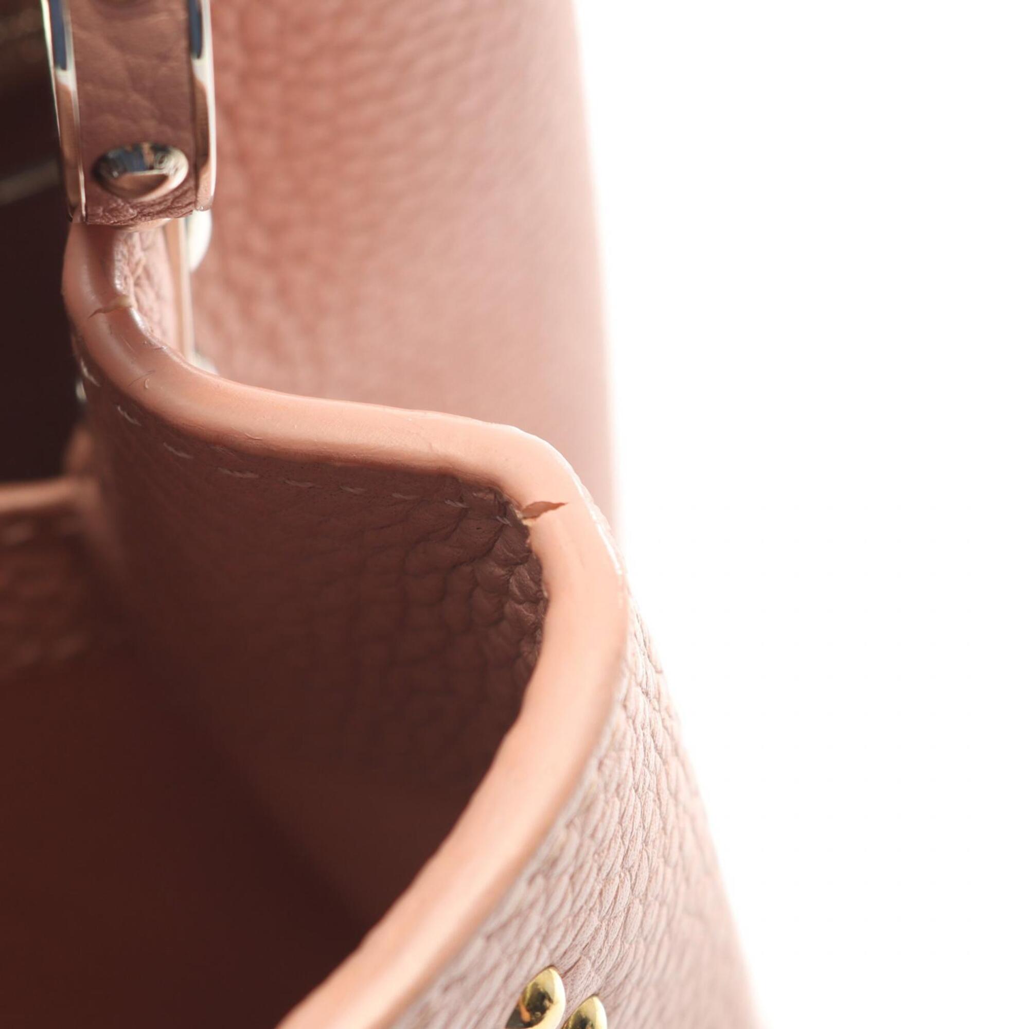 Louis Vuitton Magnolia Pink Leather Handbag (Pre-Owned)