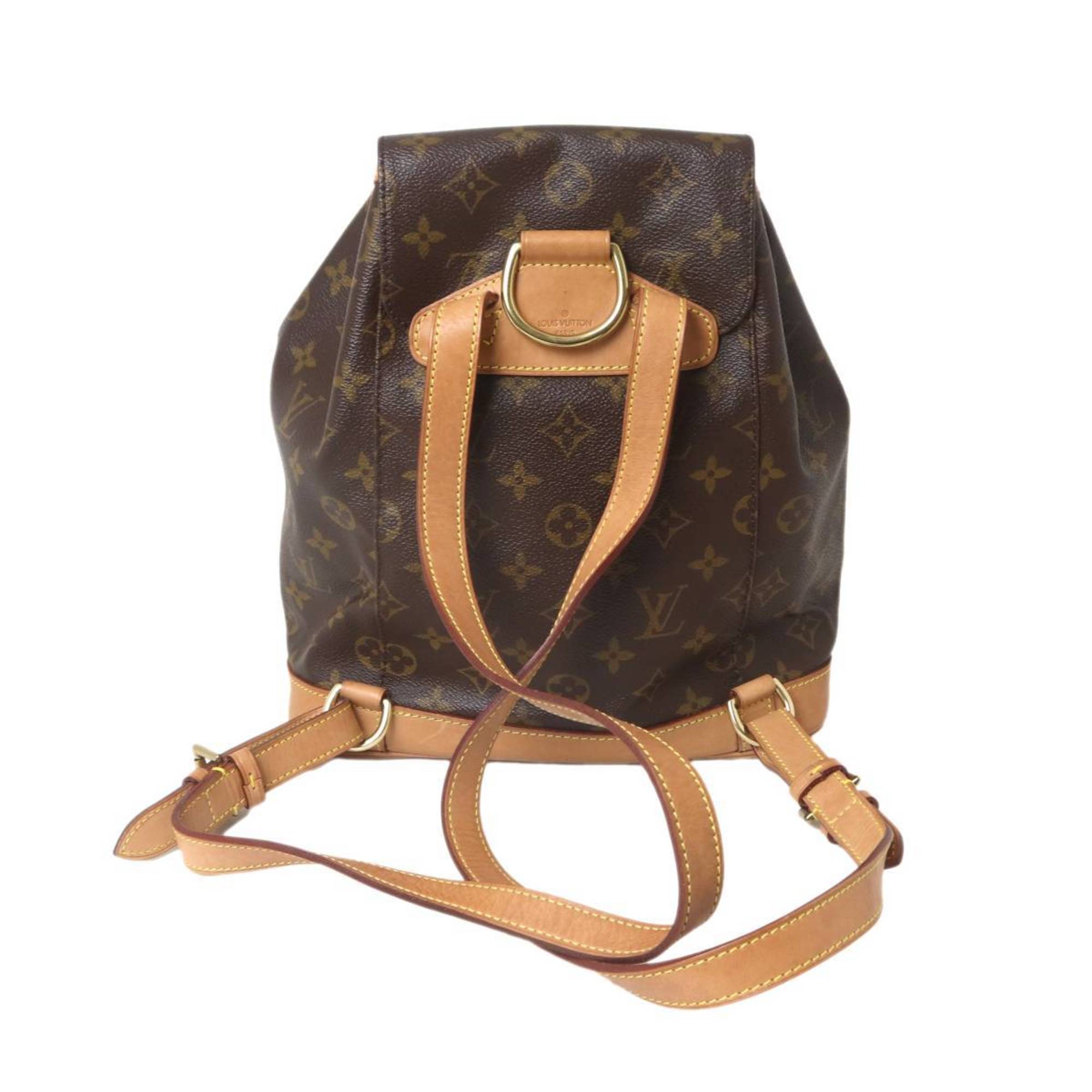 Louis Vuitton Monogram Leather Backpack (Pre-Owned)