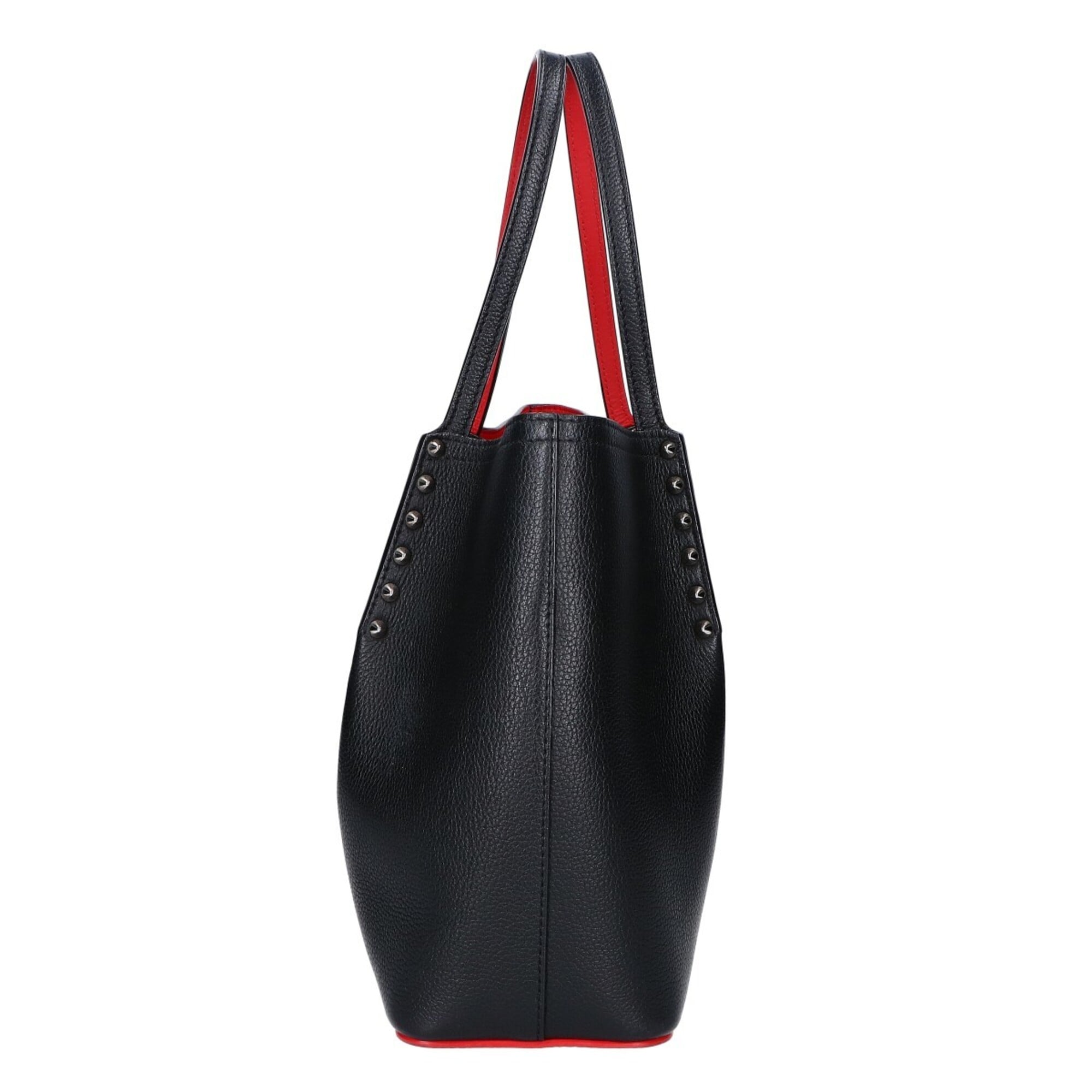 Christian Louboutin Black Leather Tote Bag (Pre-Owned)