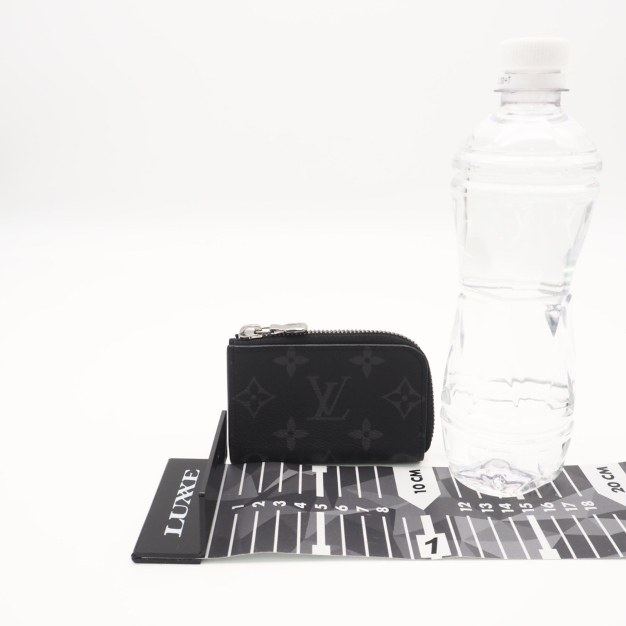 Louis Vuitton Black Monogram Eclipse Monogram Eclipse Coin Purse/Coin Case (Pre-Owned)