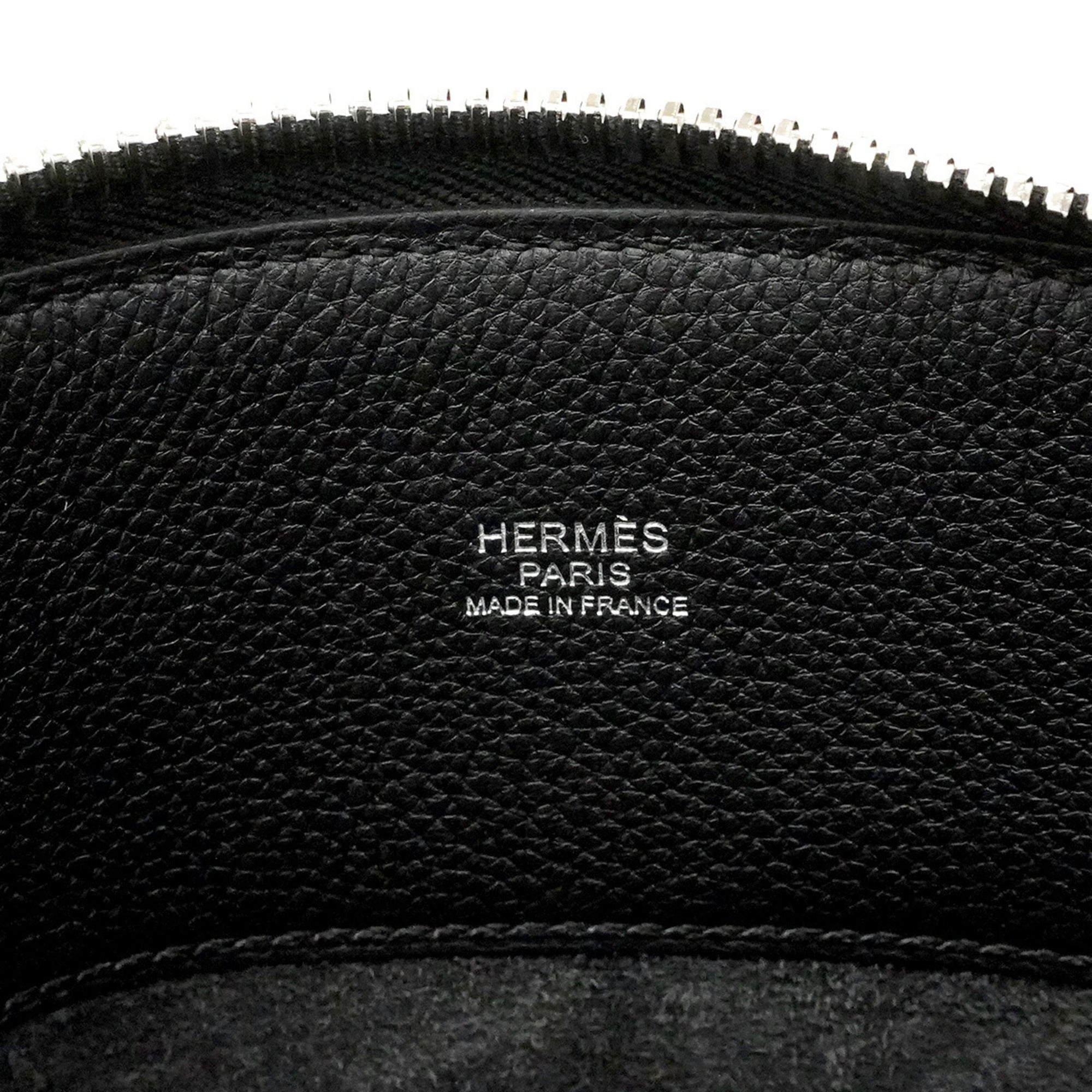 Hermes Black Togo Leather Shoulder Bag (Pre-Owned)