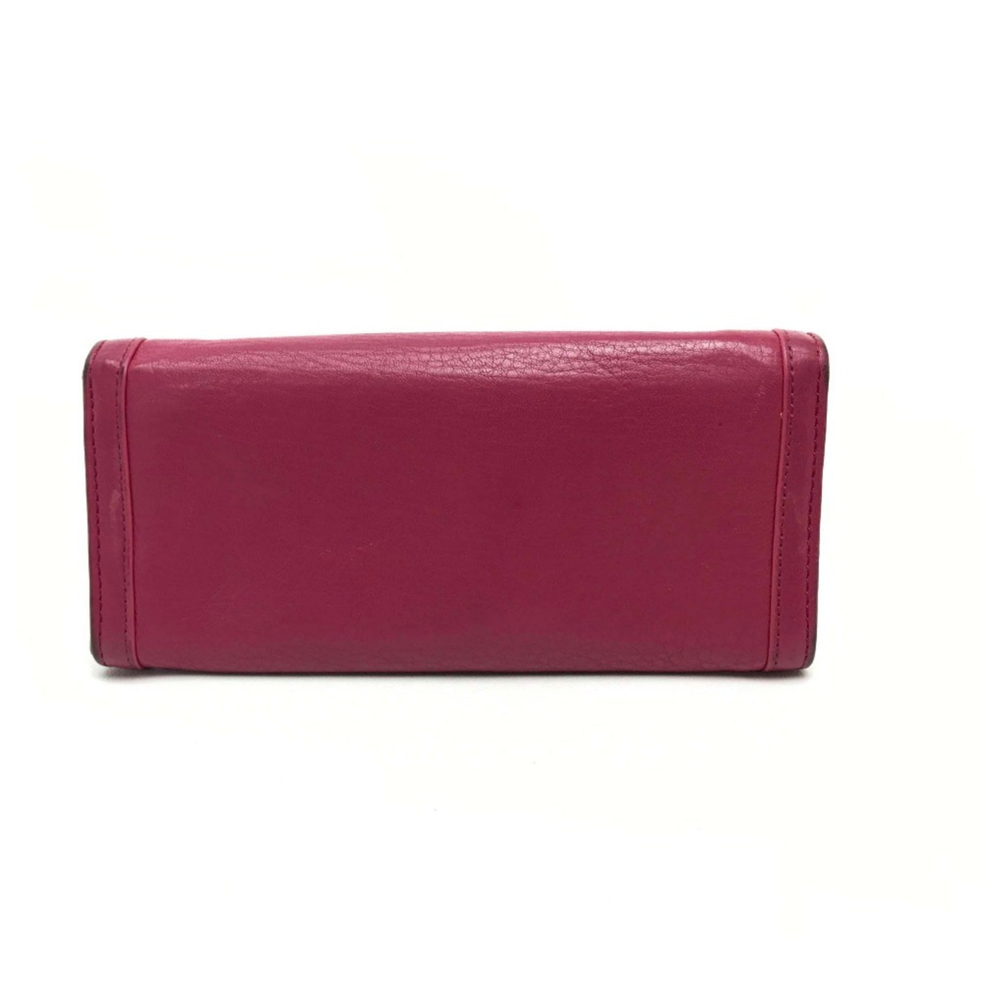 Tory Burch Pink Leather Wallet (Bi-Fold) (Pre-Owned)