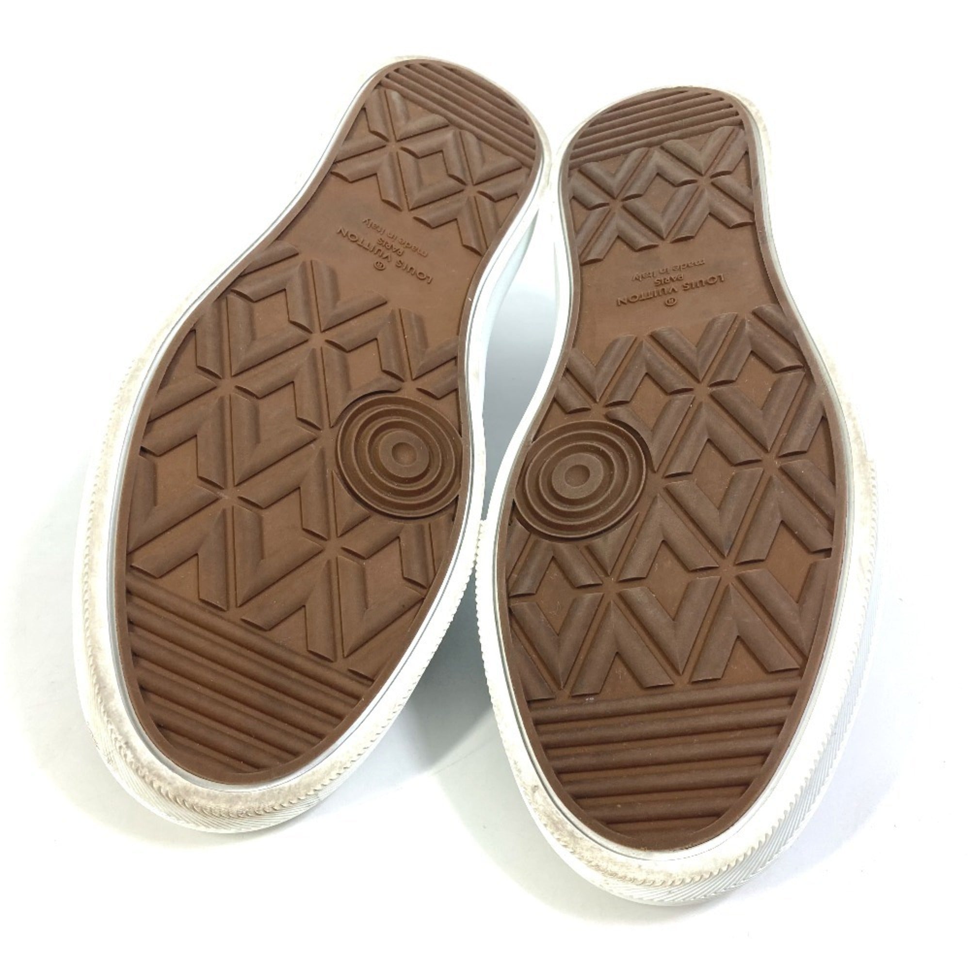 Louis Vuitton Black Gray Sneakers (Pre-Owned)
