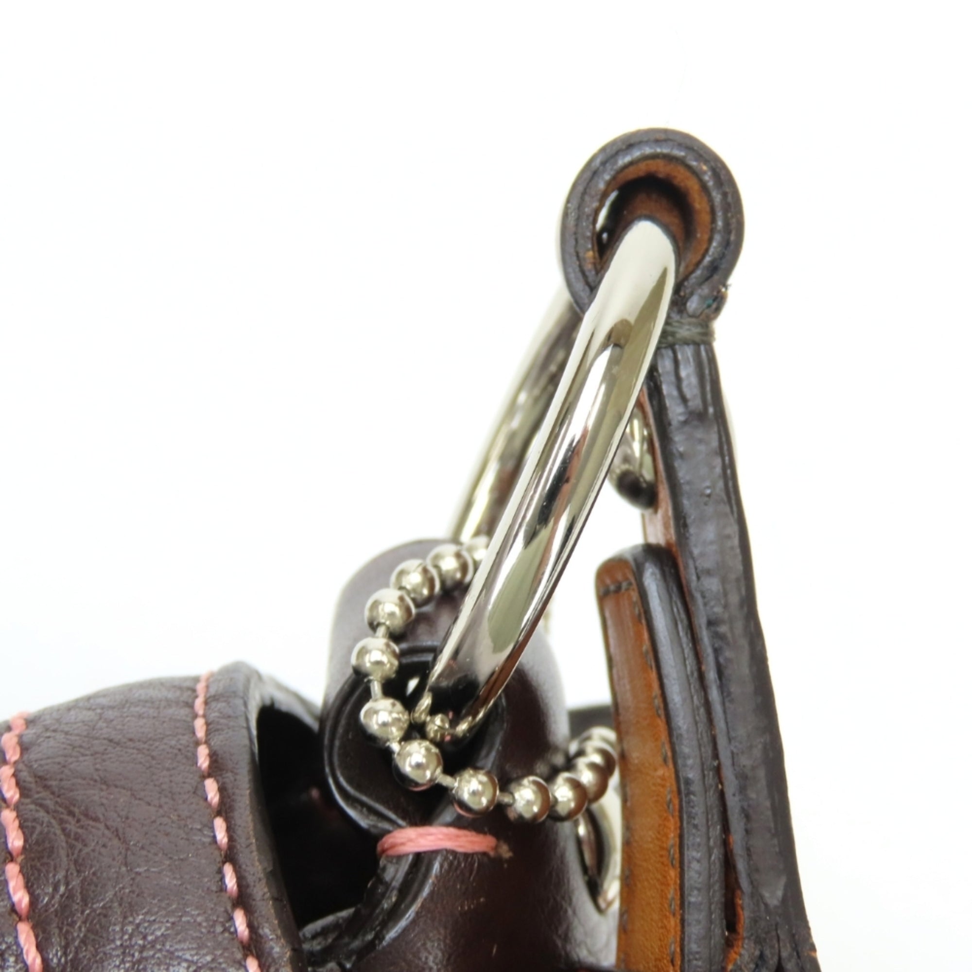 Coach Dark Brown Leather Shoulder Bag (Pre-Owned)