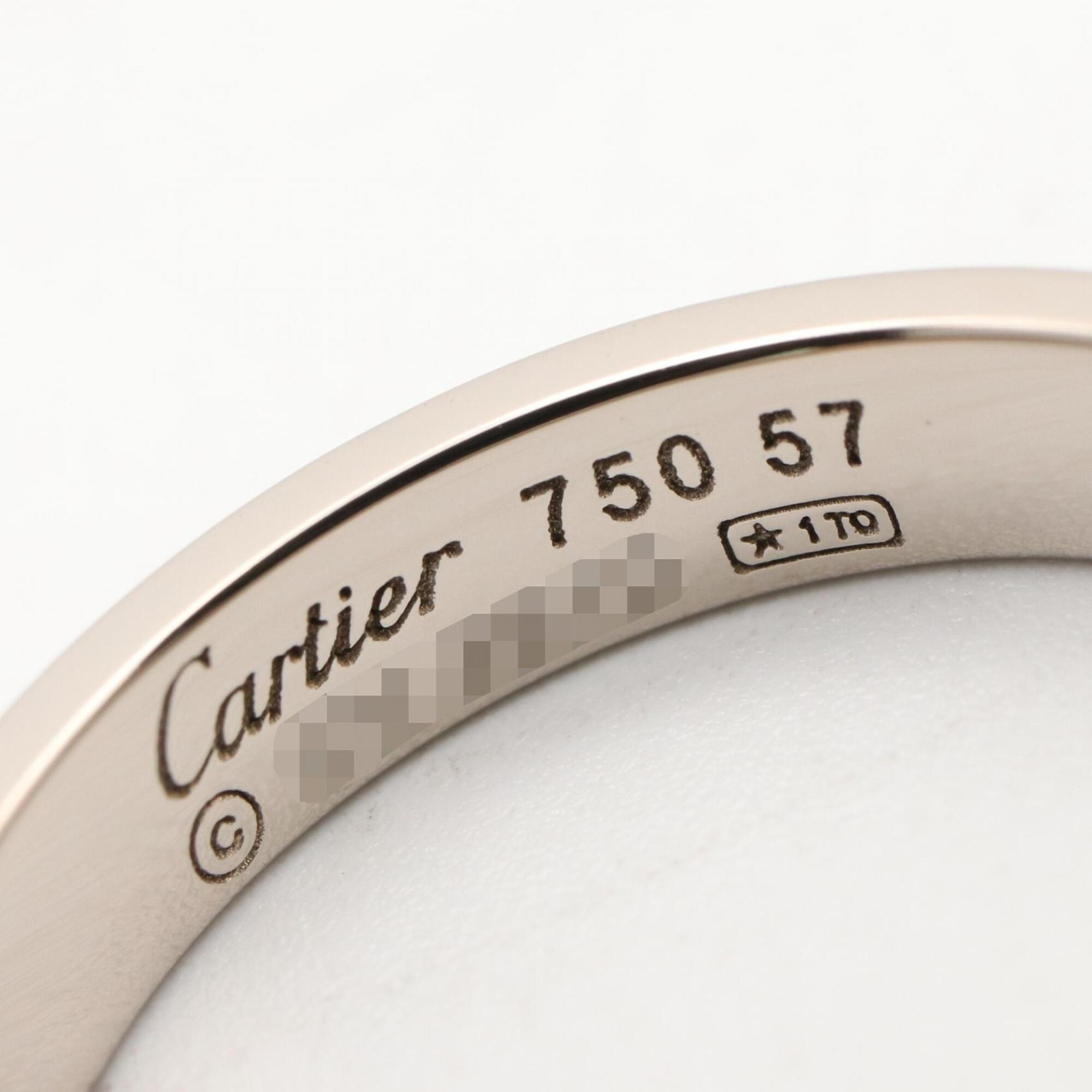Cartier White Gold White Gold (18K) Band Ring (Pre-Owned)