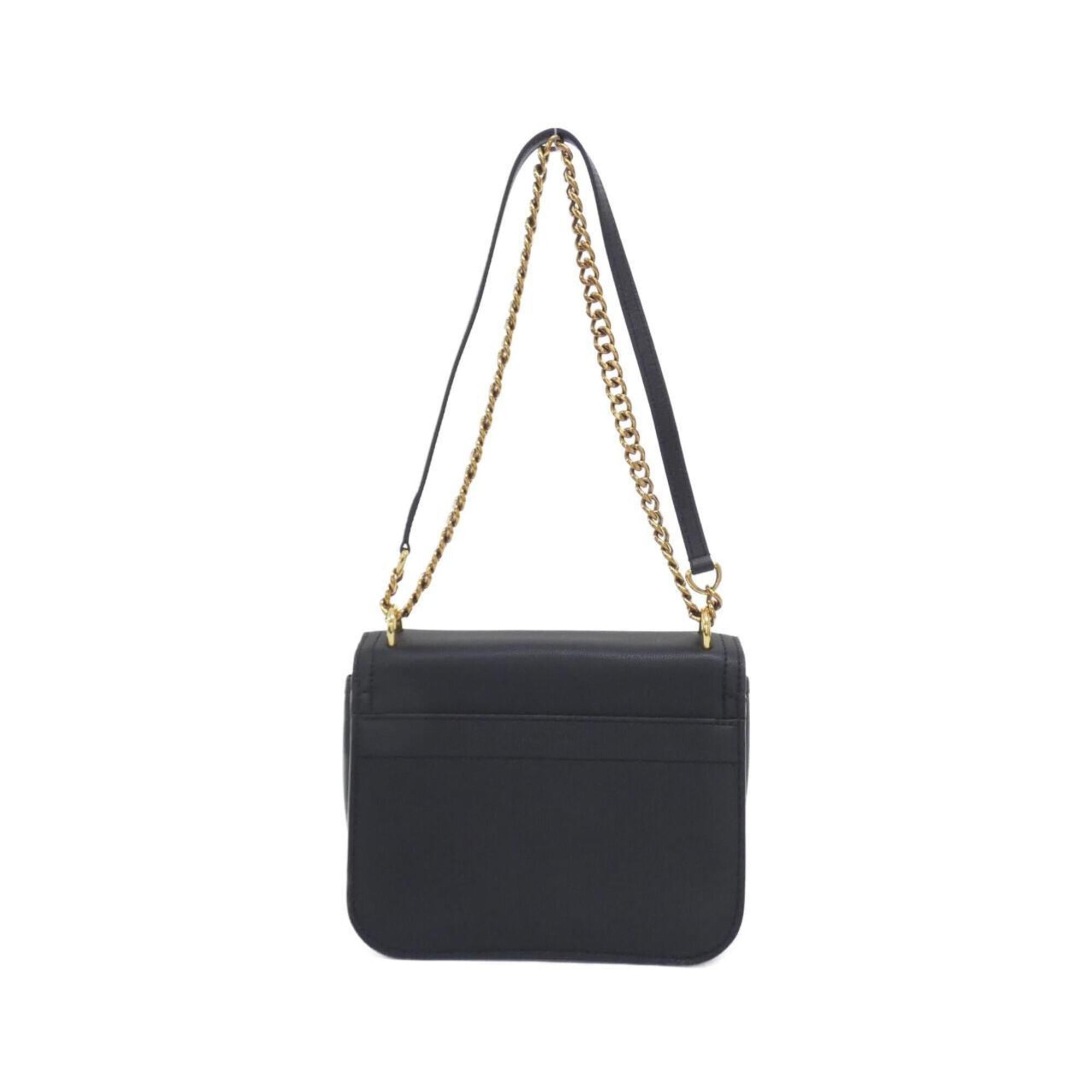 Louis Vuitton Black Leather Shoulder Bag (Pre-Owned)