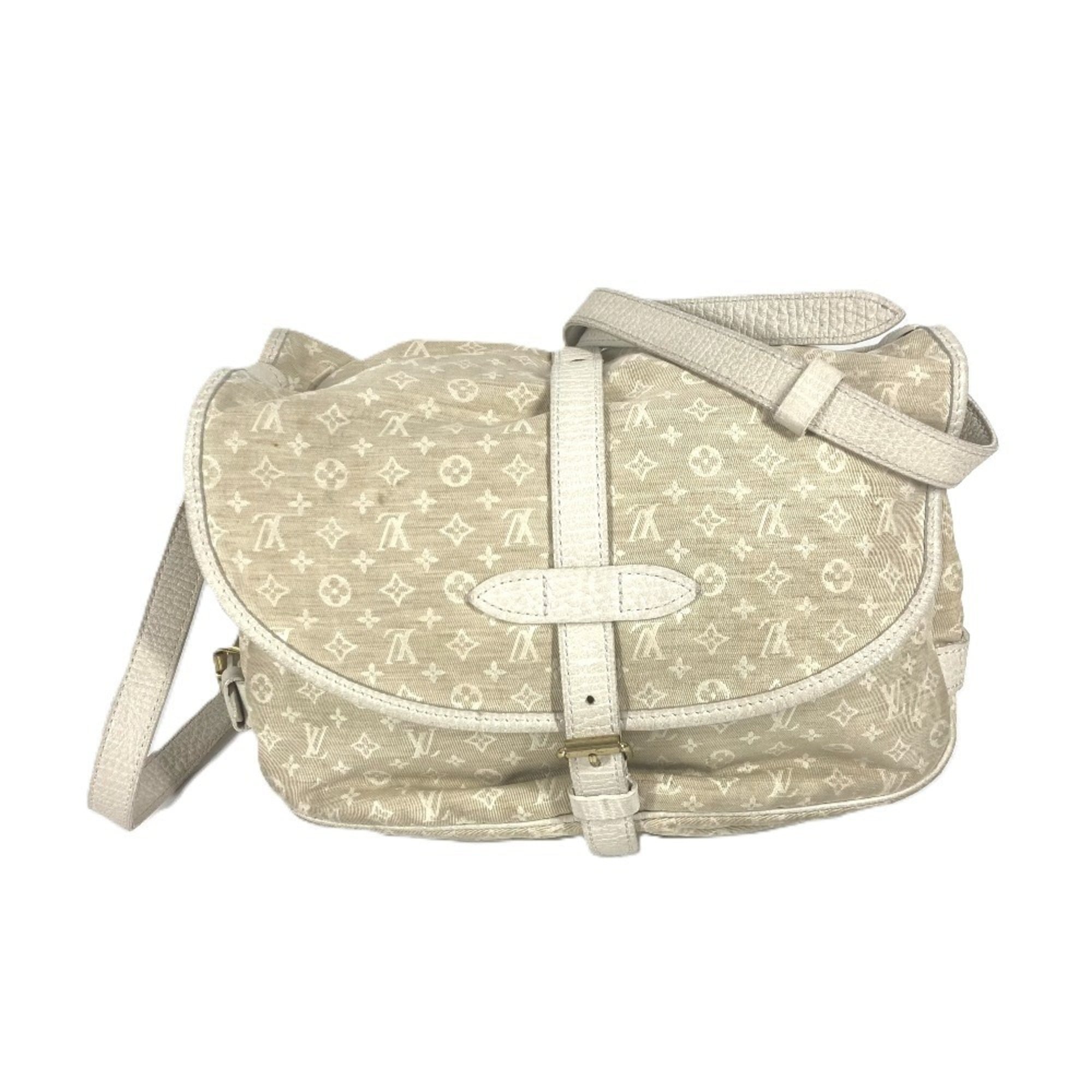Louis Vuitton Monogram Mini Lin Beige Dune Monogram Mini Lin Shoulder Bag (Pre-Owned)