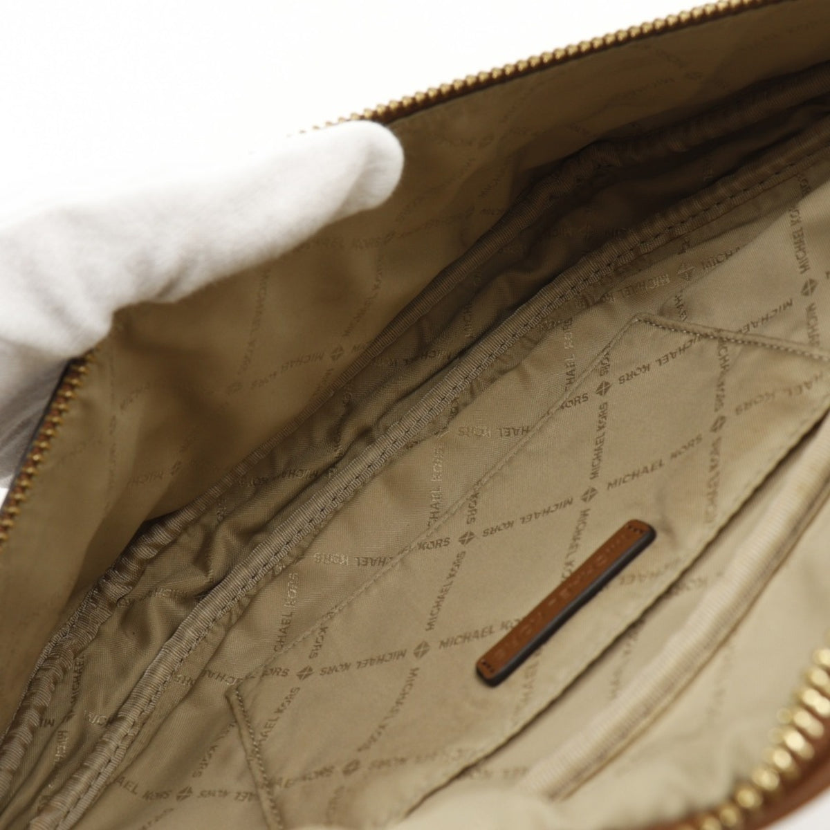 Michael Kors Brown Pvc Sling Bag (Pre-Owned)