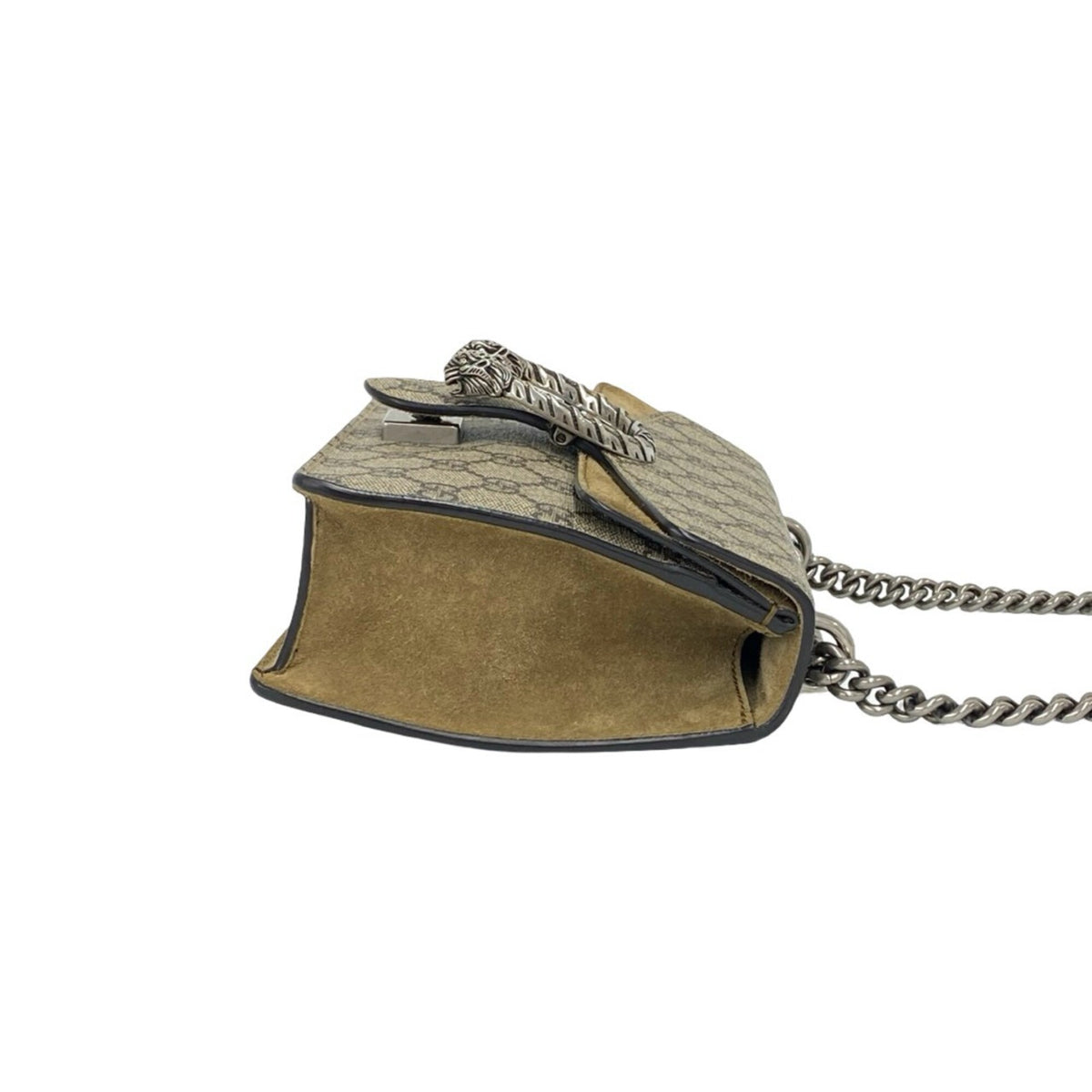 Gucci Brown Suede Elastane Pochette Shoulder Bag (Pre-Owned)