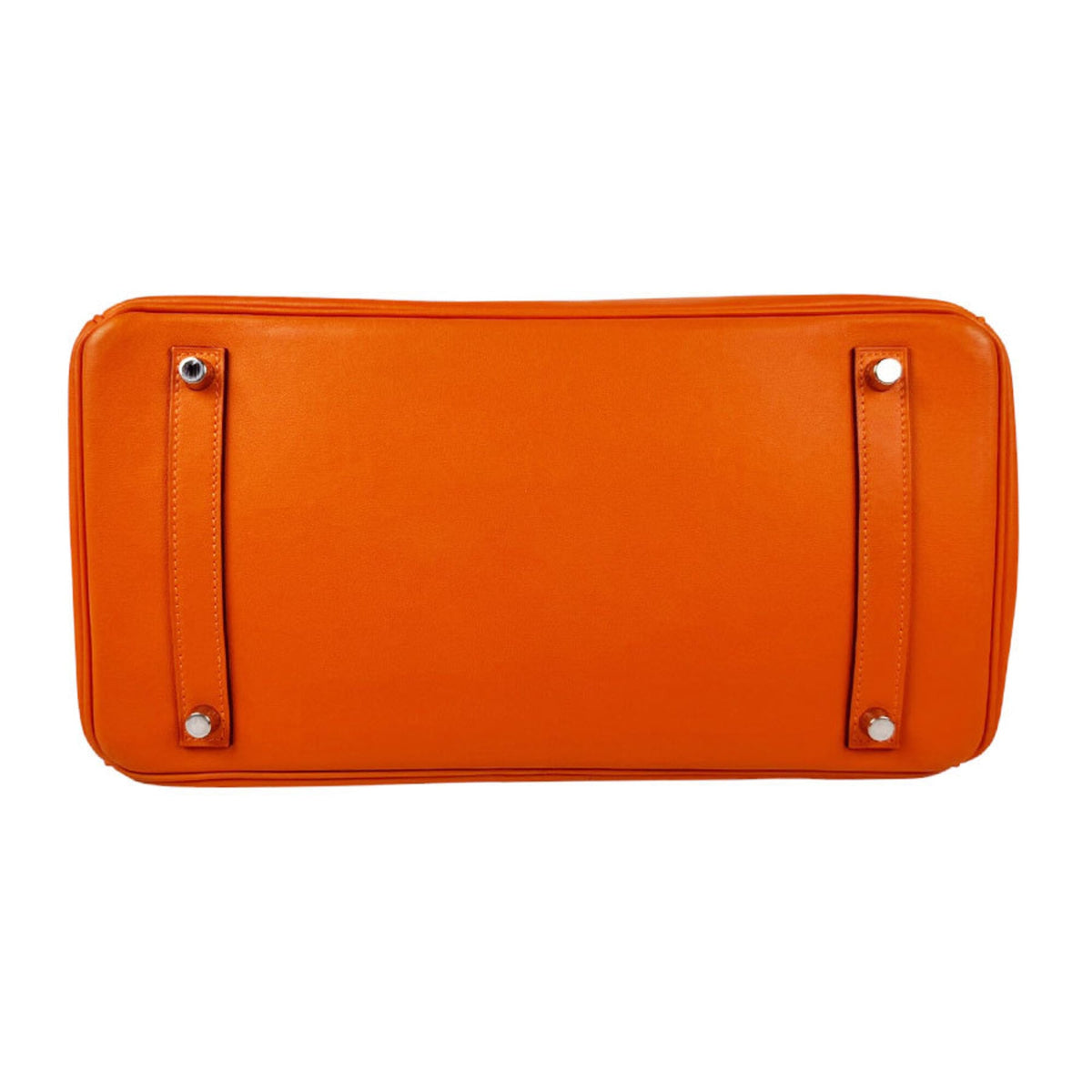 Hermes Orange Swift Leather Handbag (Pre-Owned)