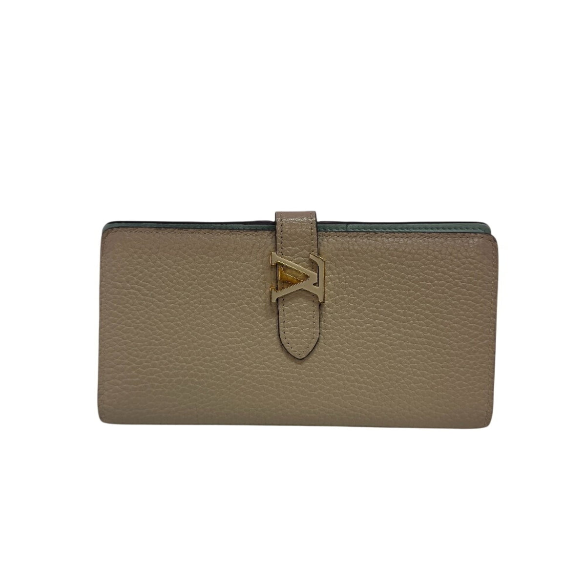 Louis Vuitton Beige Leather Wallet (Bi-Fold) (Pre-Owned)