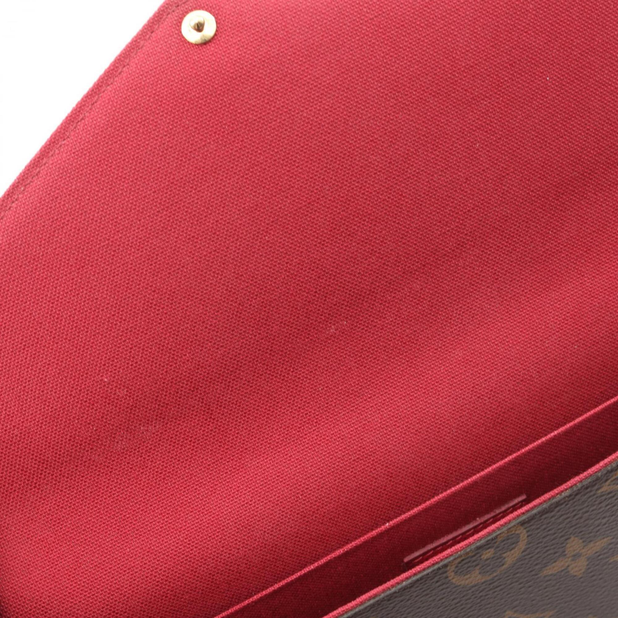 Louis Vuitton Brown Monogram Monogram Leather Handbag Pochette Shoulder Bag (Pre-Owned)