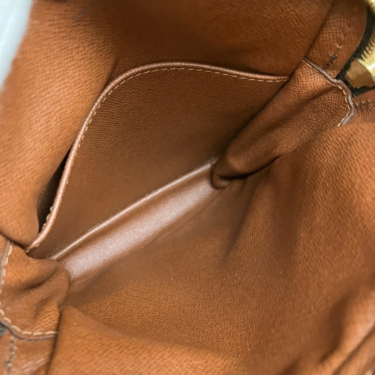 Louis Vuitton Brown Monogram Canvas Leather Shoulder Bag (Pre-Owned)