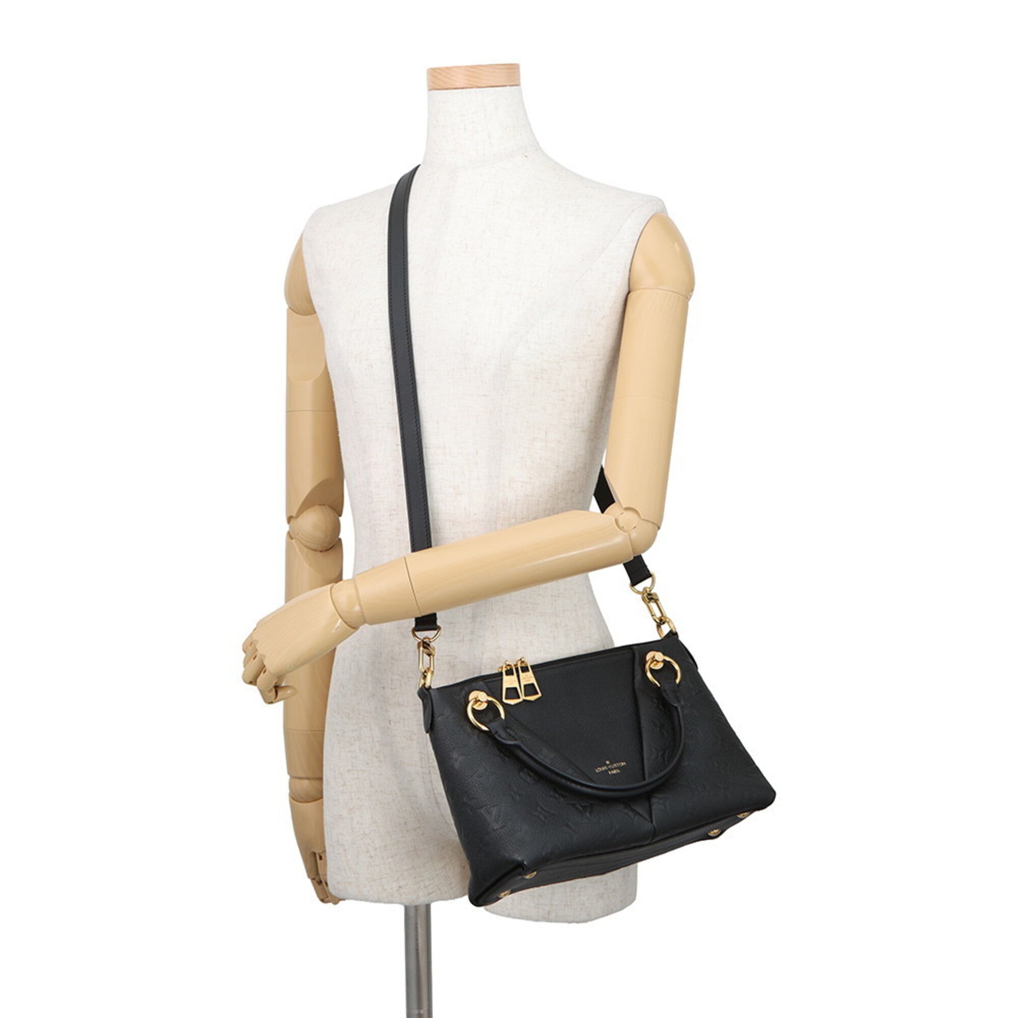 Louis Vuitton Black Monogram Noir Monogram Empreinte Handbag Shoulder Bag (Pre-Owned)