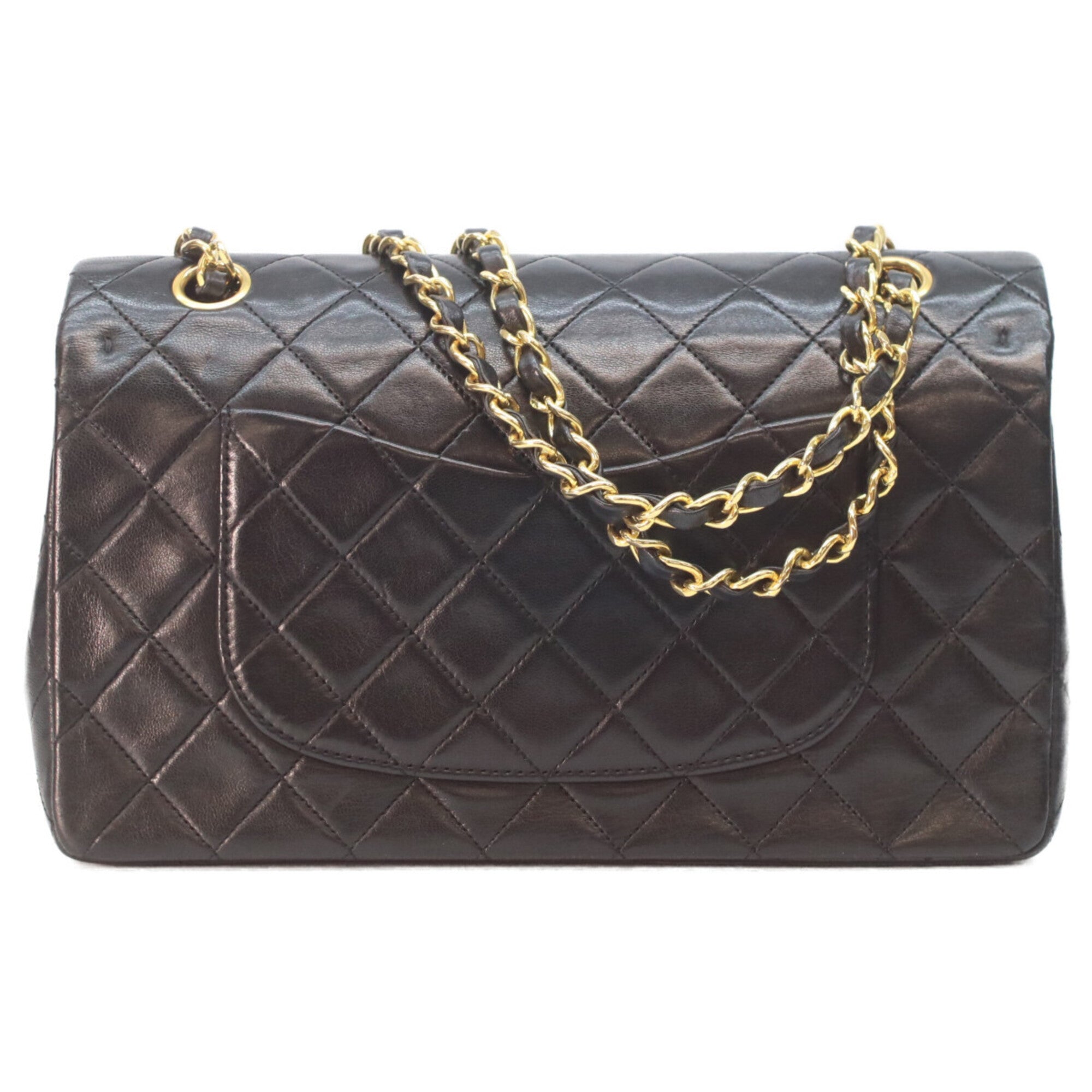 Chanel Black Leather Shoulder Bag (Pre-Owned)