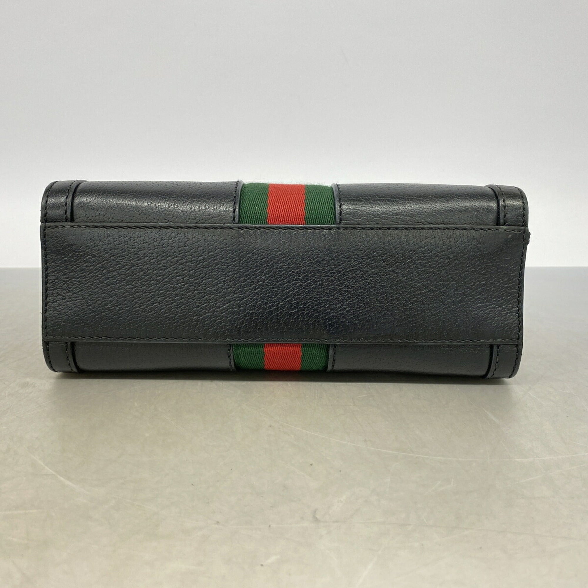 Gucci Black Leather Handbag (Pre-Owned)