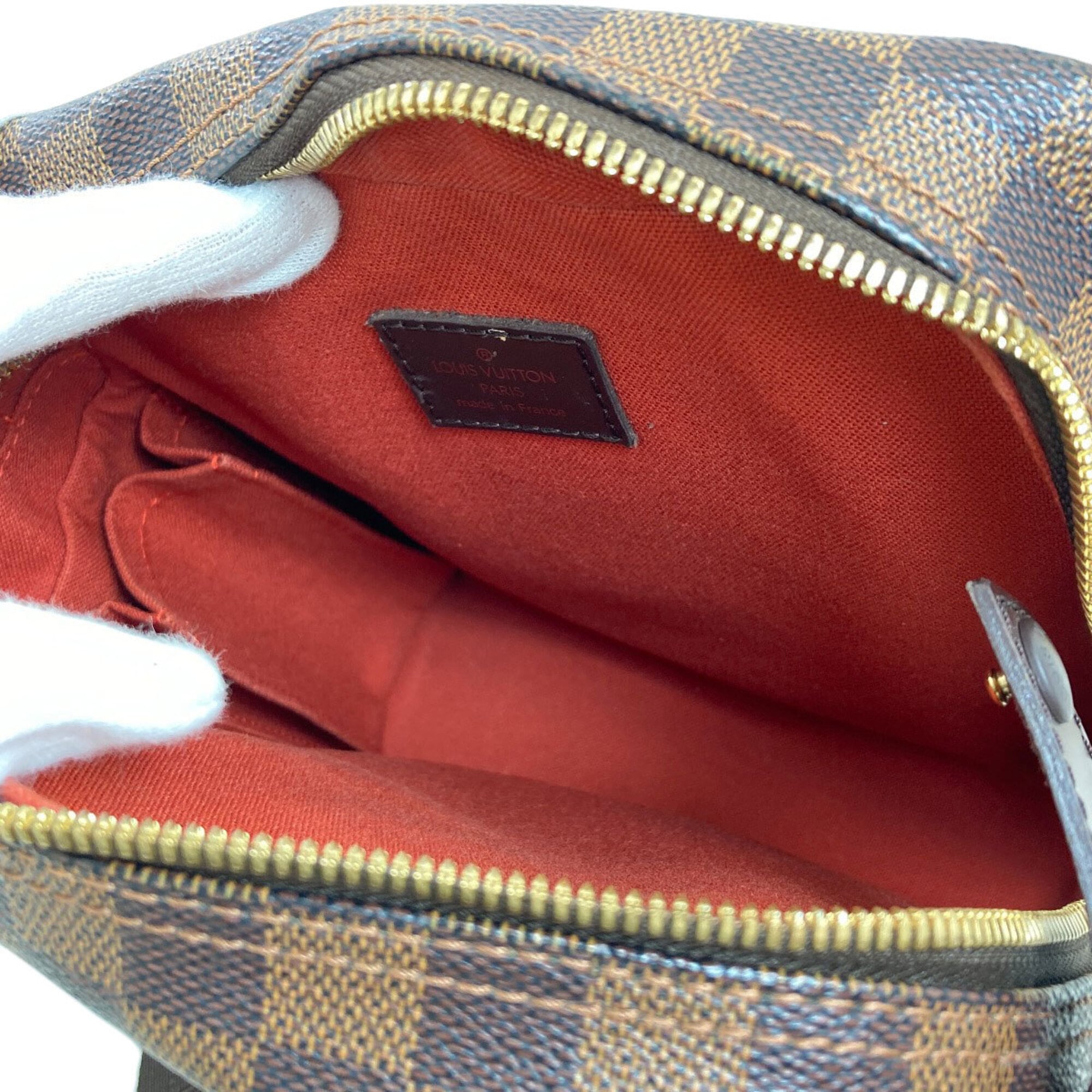 Louis Vuitton Brown Damier Canvas Ebene Damier Canvas Shoulder Bag (Pre-Owned)