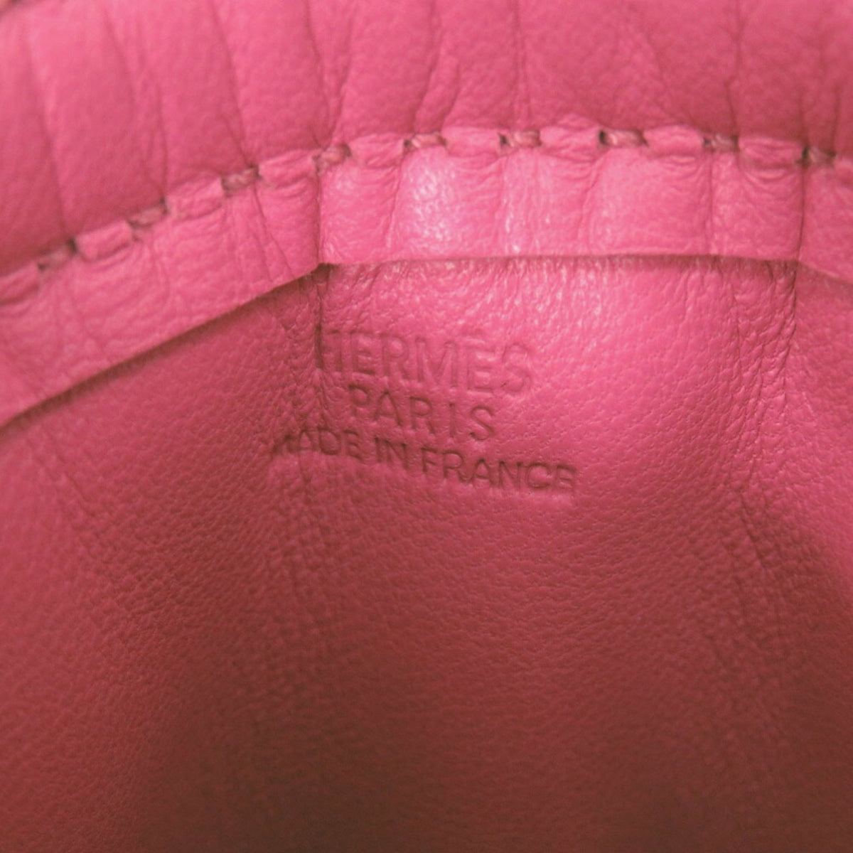 Hermes Pink Agneau Milo Pouch (Pre-Owned)