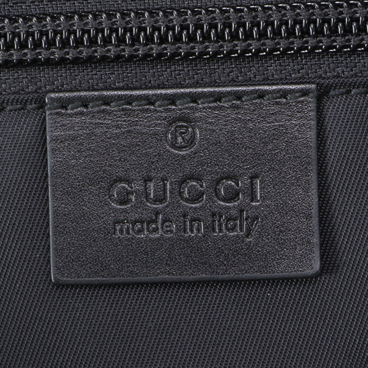 Gucci Black Leather Coated Canvas Briefcase (Pre-Owned)