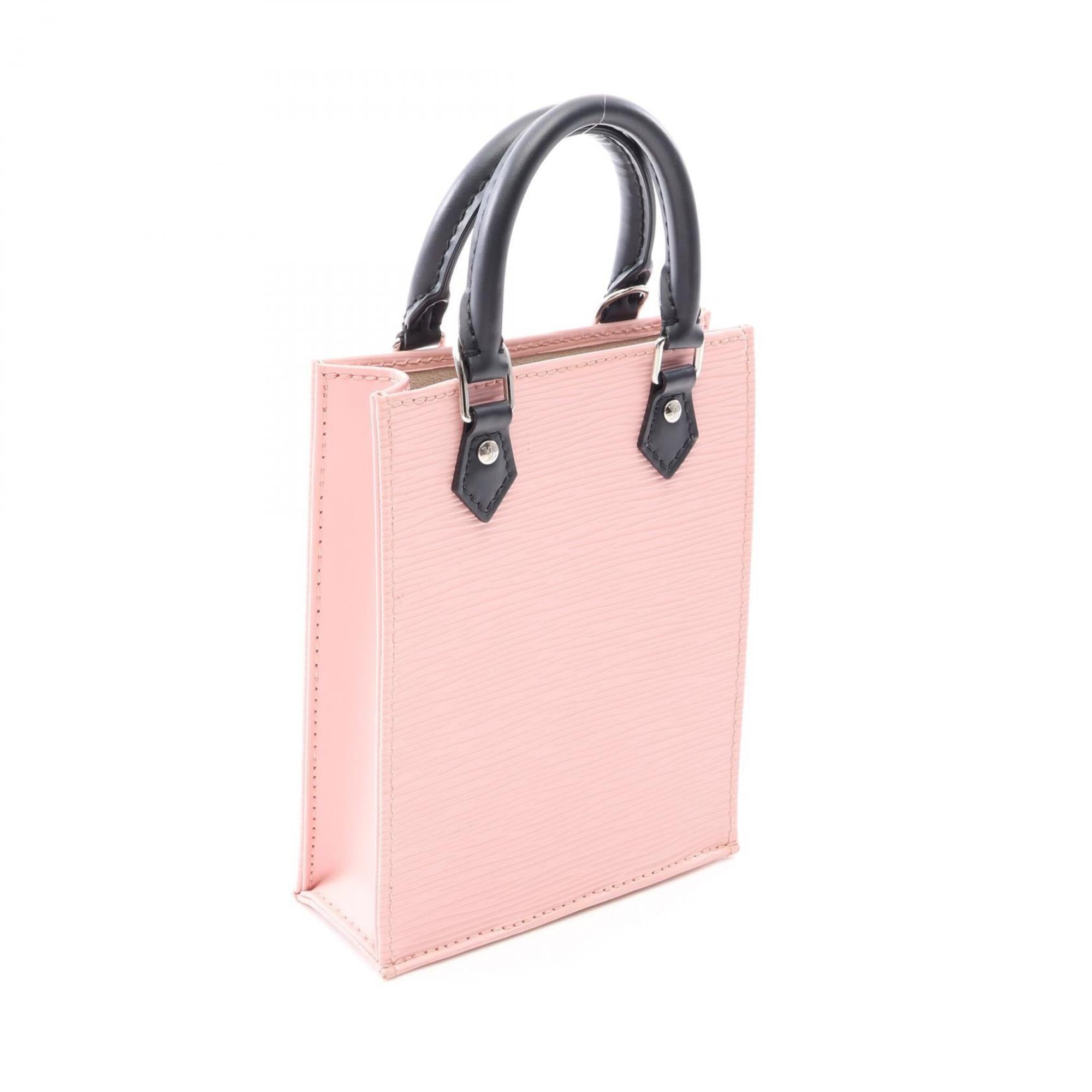 Louis Vuitton Black Pink Rose Ballerine Epi Leather Handbag (Pre-Owned)