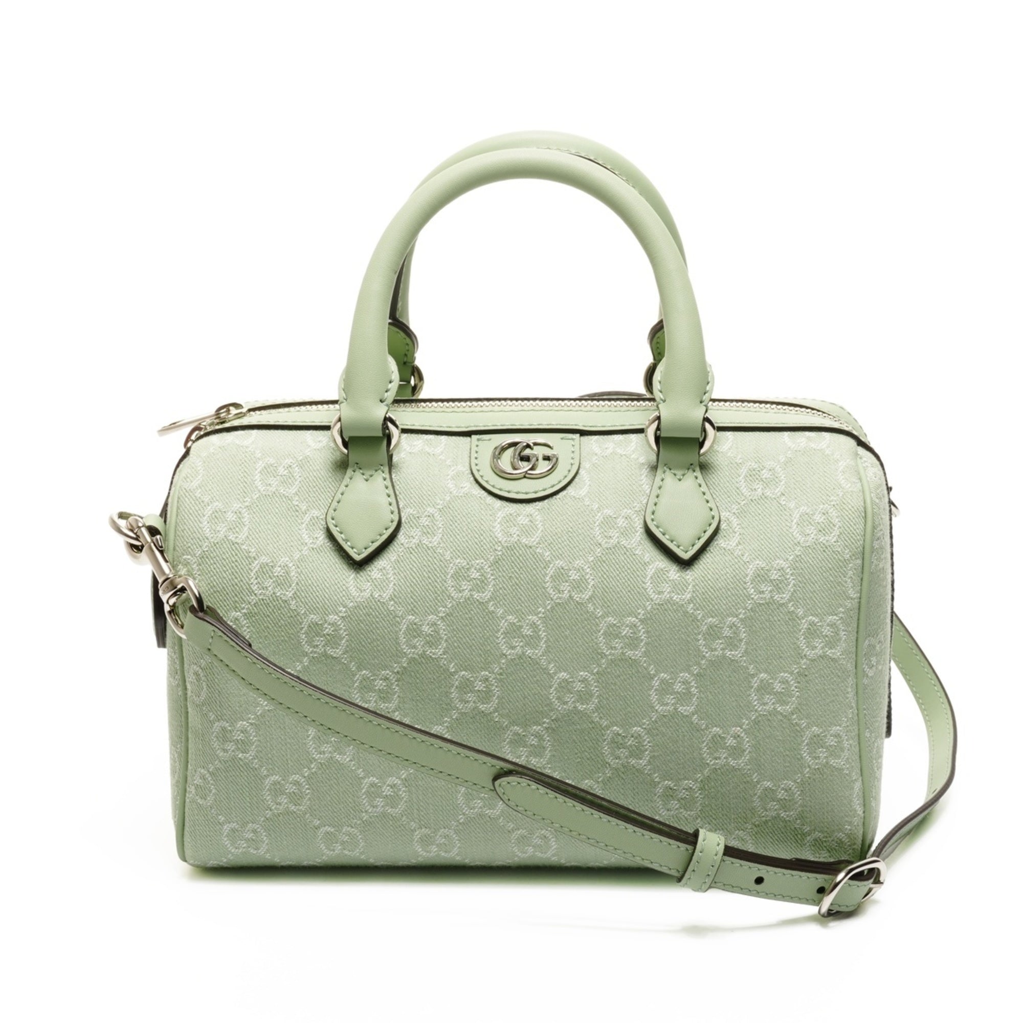 Gucci Green Boston Bag (Pre-Owned)