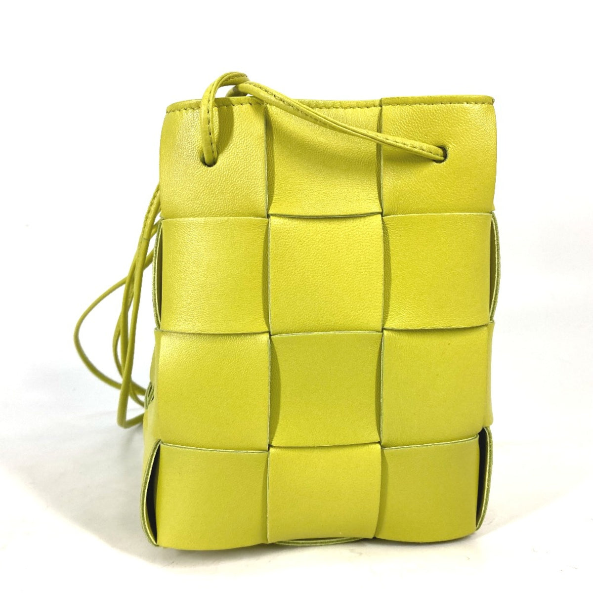 Bottega Veneta Green Leather Shoulder Bag (Pre-Owned)