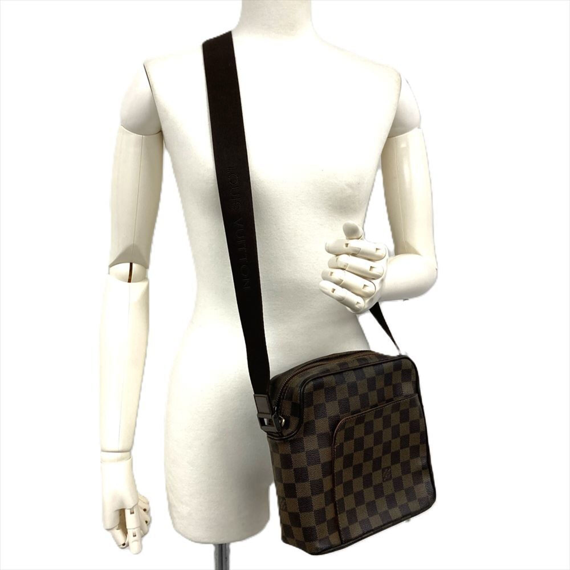 Louis Vuitton Brown Damier Canvas Ebene Galle Damier Canvas Shoulder Bag (Pre-Owned)